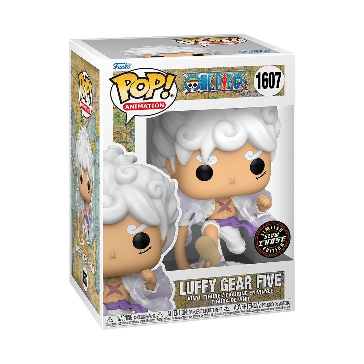 Funko Pop! One Piece: Luffy Gear Five (Limited Edition) Glow in the Dark Chase Vinyl Figure #1607