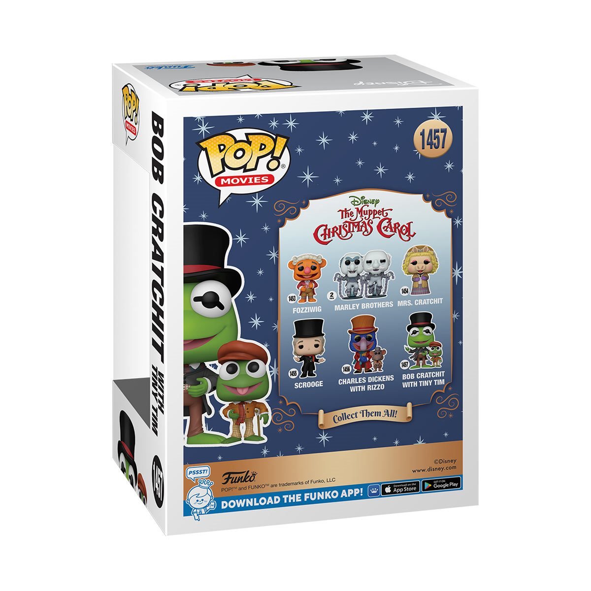 Funko Pop! Disney The Muppet Christmas Carol: Bob Cratchit with Tiny Tim Vinyl Figure #1457