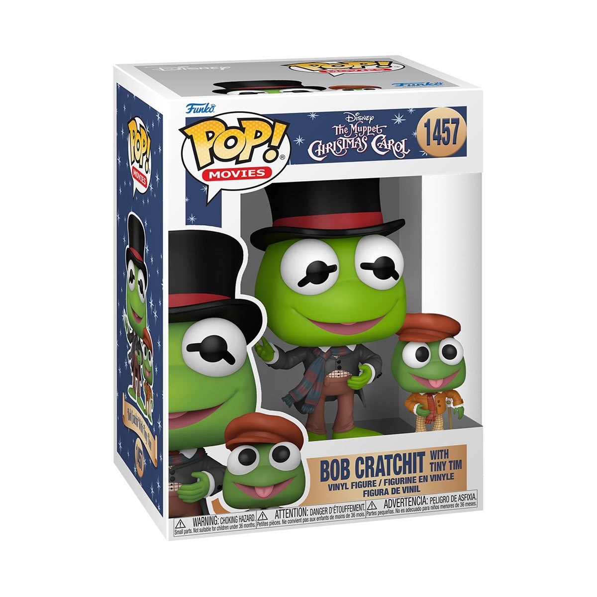 Funko Pop! Disney The Muppet Christmas Carol: Bob Cratchit with Tiny Tim Vinyl Figure #1457