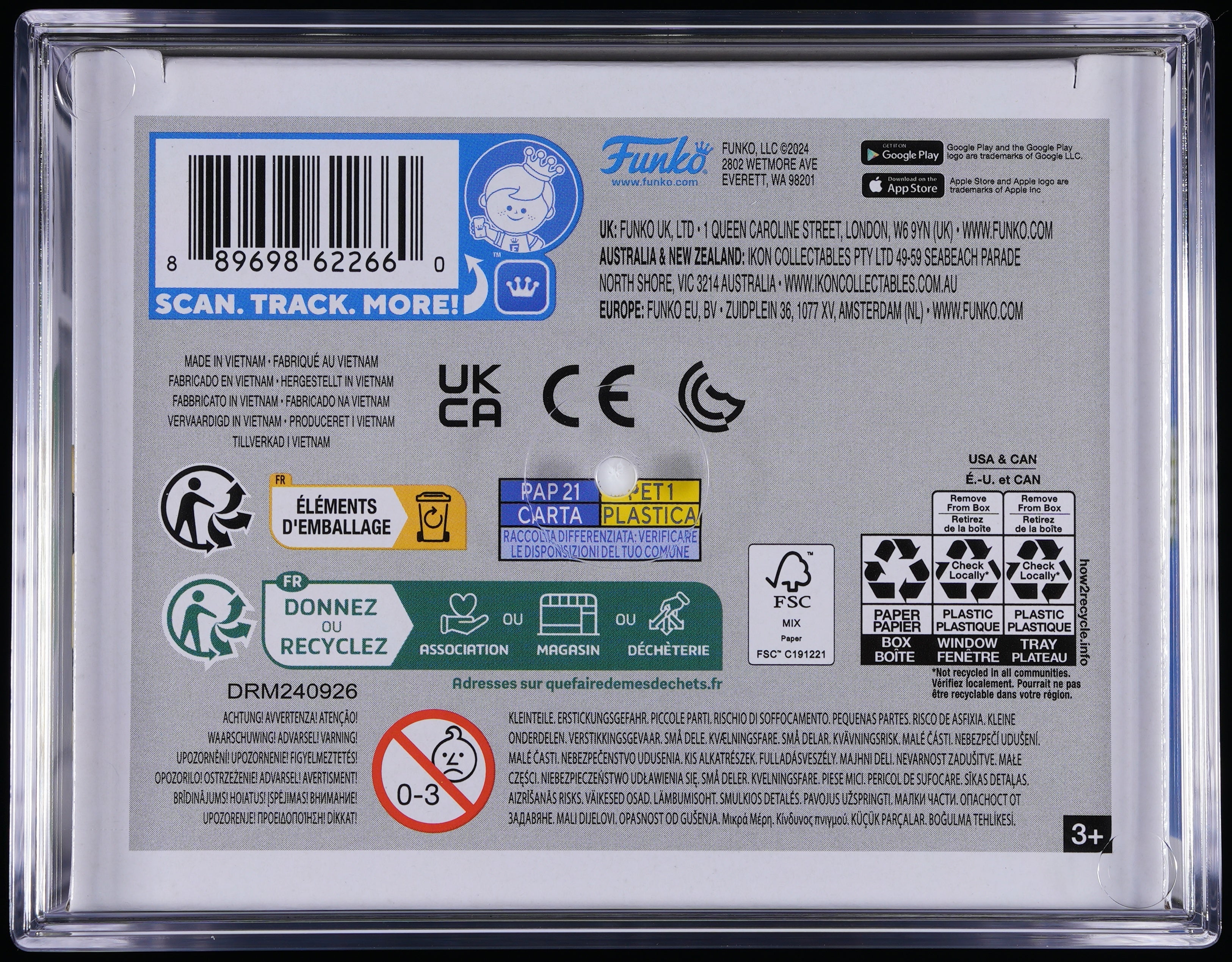 Funko Pop! PSA Graded Pokemon: Leafeon PSA Graded 8.5 NM-MT+ Vinyl Figure #866 Cert #02009544