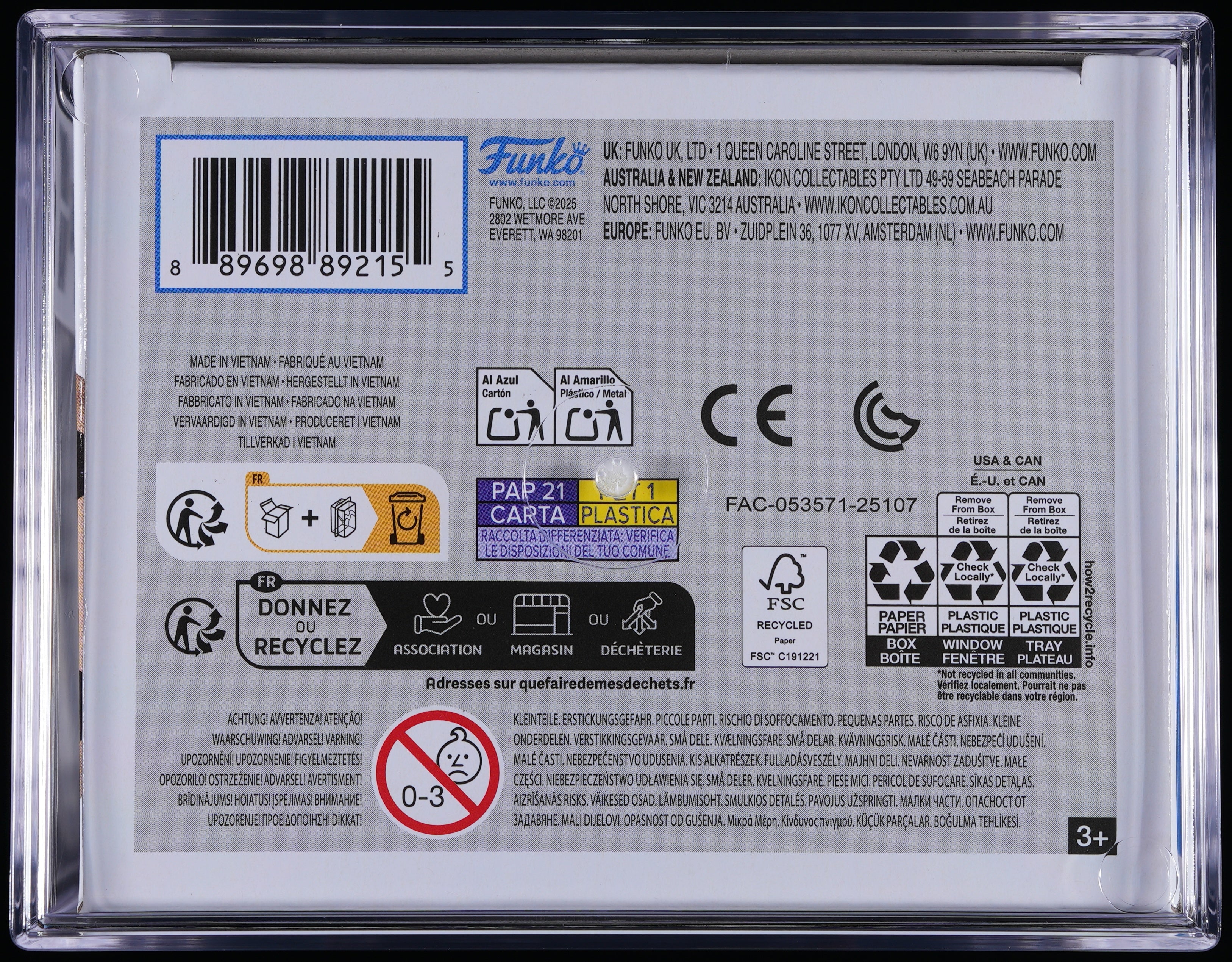 Funko Pop! PSA Graded Marvel: Freddy as Iron Man (2025 Fundays) PSA Graded 9 MINT Vinyl Figure #SE Cert #02308498