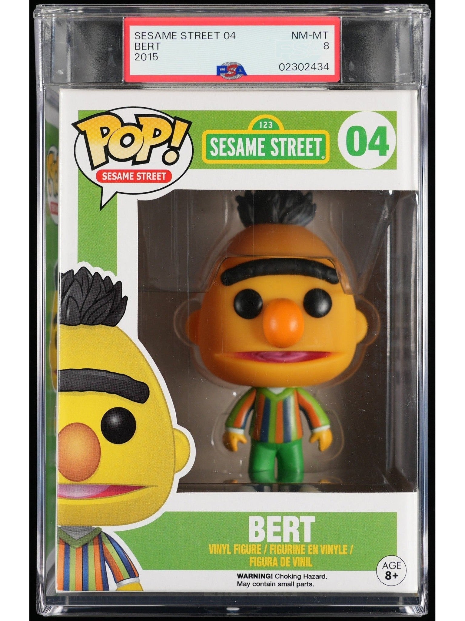 Funko Pop! Sesame Street: Bert PSA Graded Vinyl Figure #04