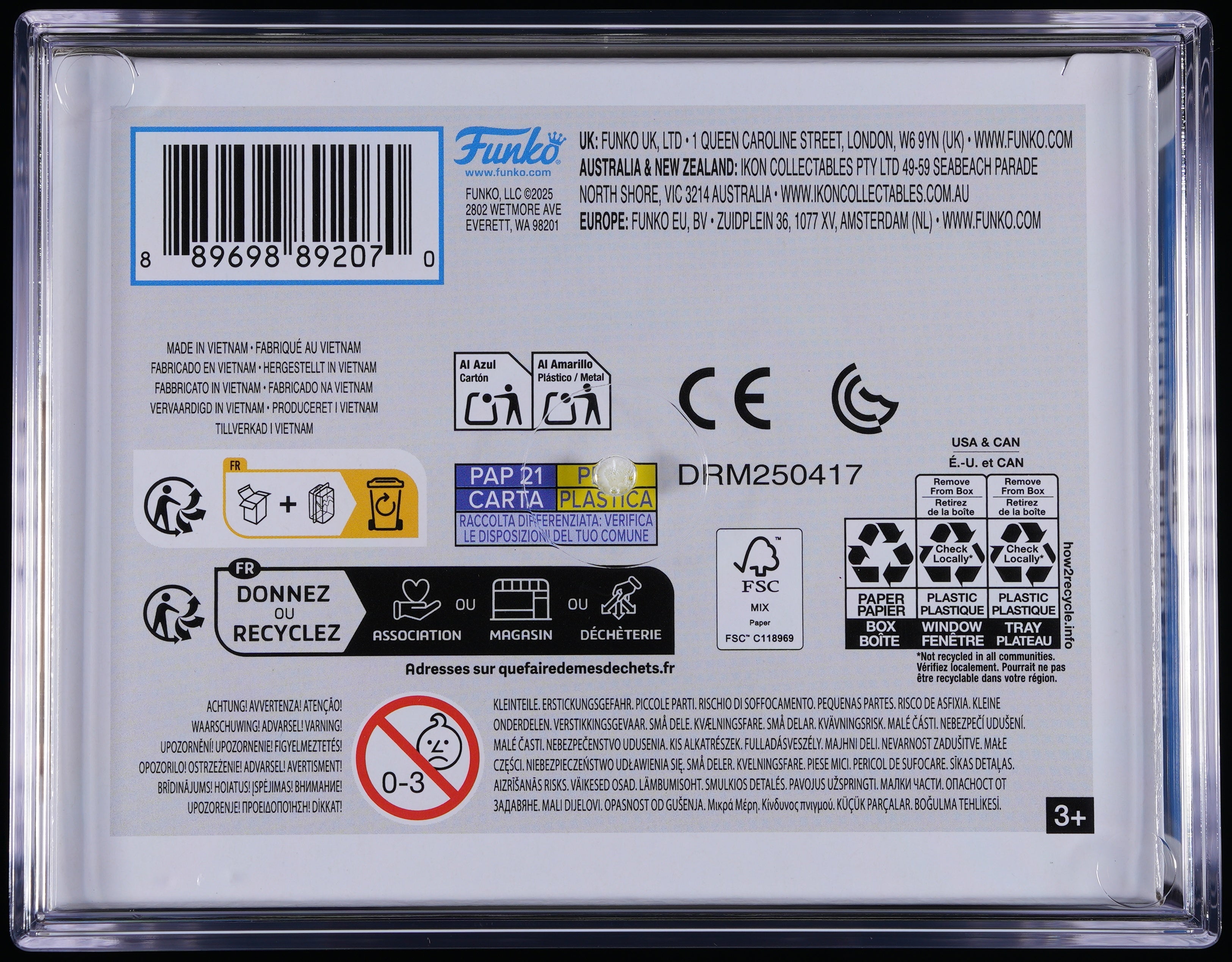Funko Pop! PSA Graded Avatar: Freddy as Zuko (2025 Fundays) PSA Graded 9 MINT Vinyl Figure #SE Cert #02308500