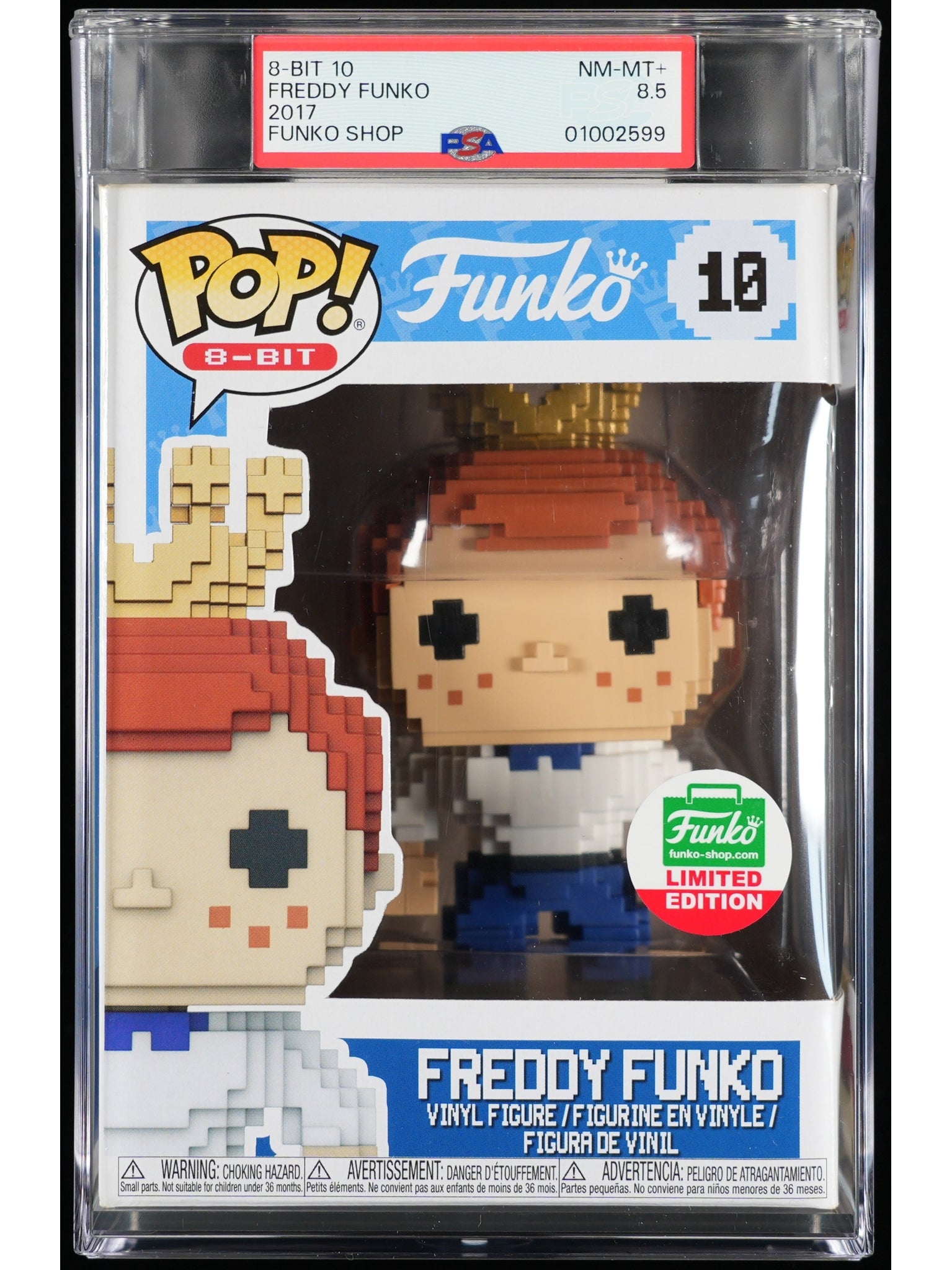 Funko Pop! Freddy Funko: Freddy Funko PSA Graded Vinyl Figure #10 Cert #01002599
