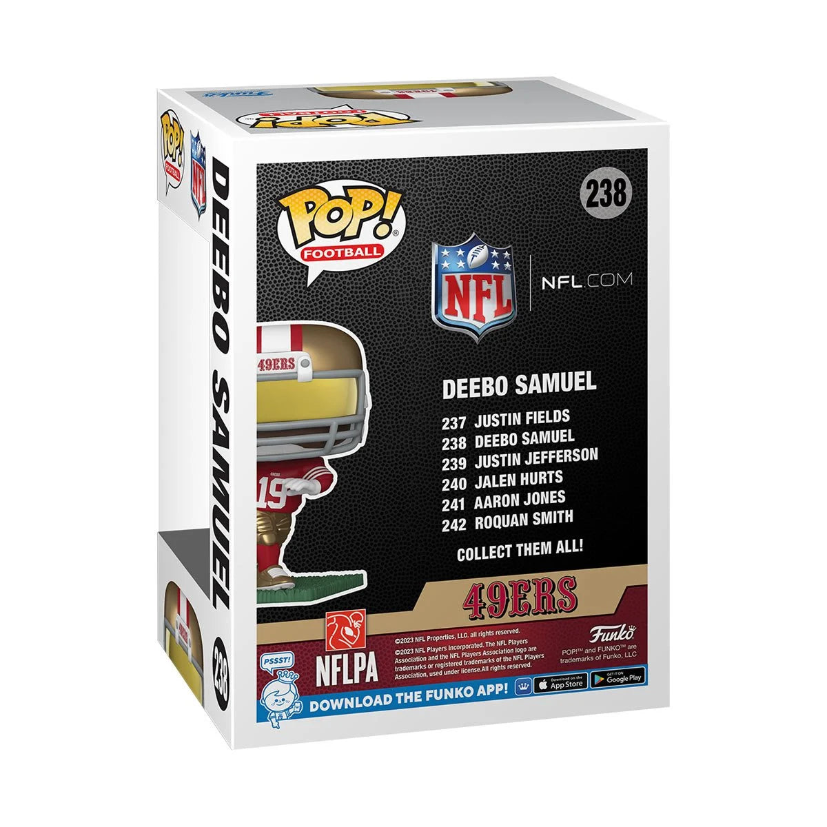 Funko Pop! NFL San Francisco 49ers: Deebo Samuel Vinyl Figure #238