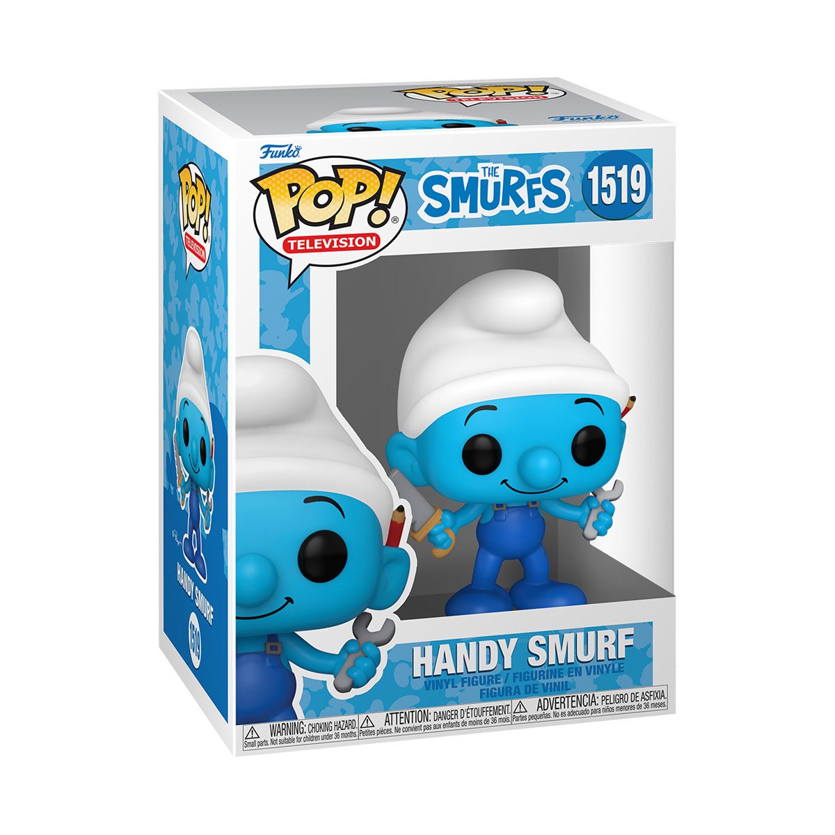 Funko Pop! The Smurfs: Handy Smurf Vinyl Figure #1519