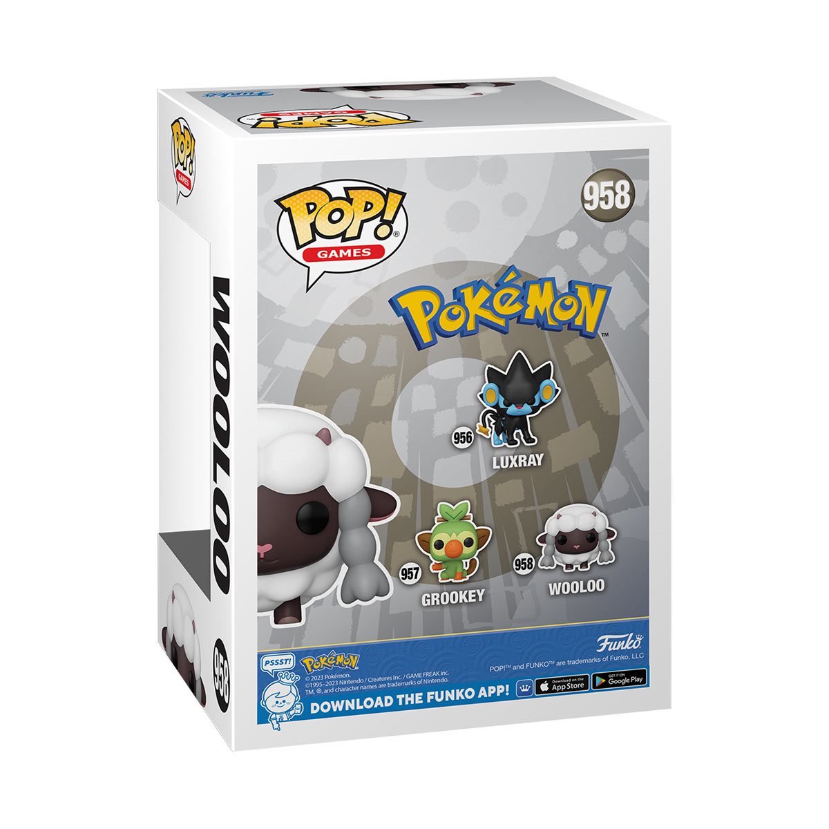 Funko Pop! Pokemon: Wooloo Vinyl Figure #958
