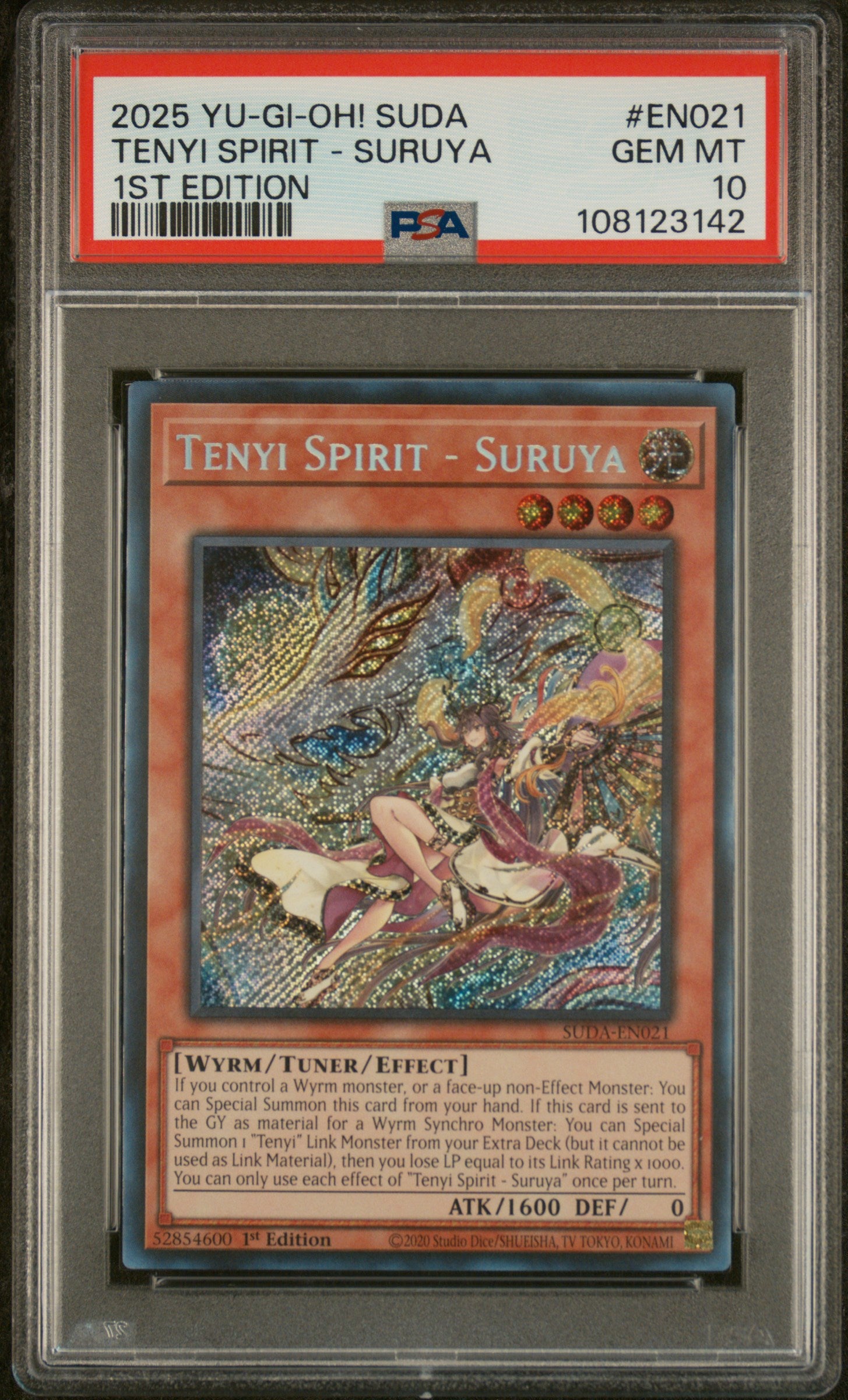 Yu-Gi-Oh! Suda-Supreme Darkness En021 Tenyi Spirit - Suruya 1St