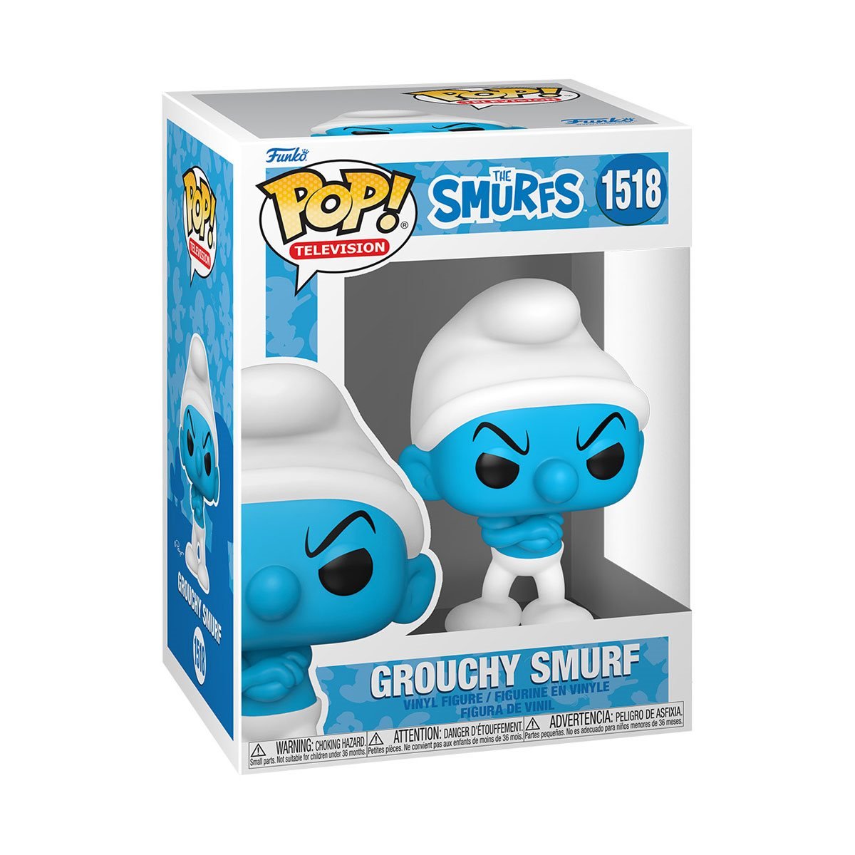 Funko Pop! The Smurfs: Grouchy Smurf Vinyl Figure #1518