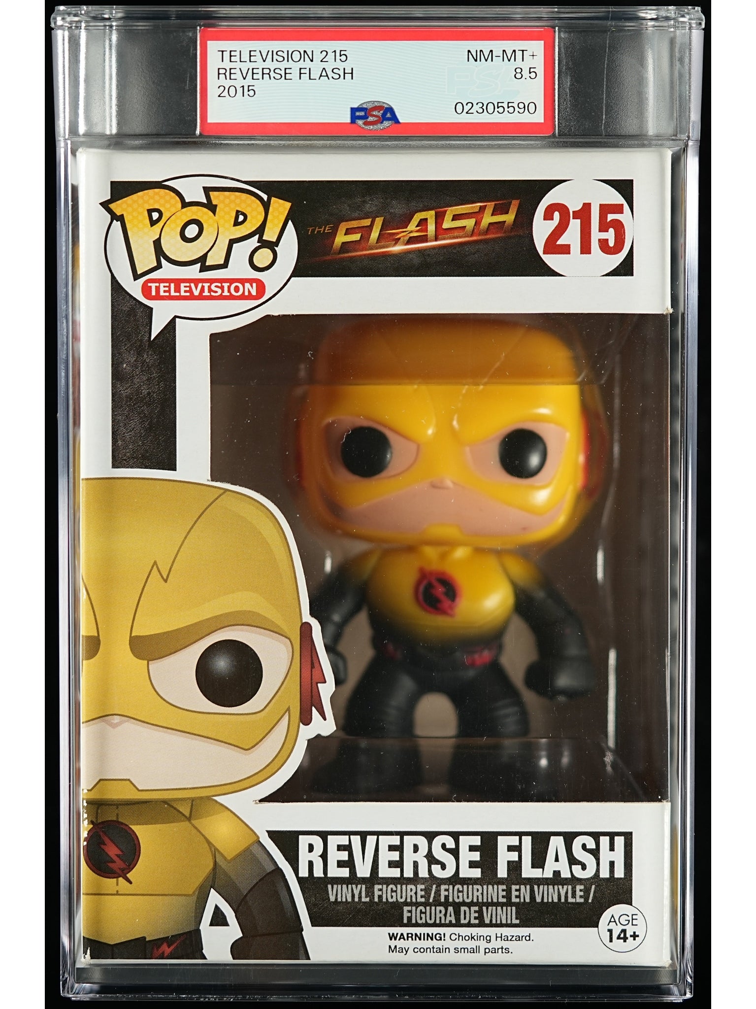Funko Pop! The Flash: Reverse Flash PSA Graded Vinyl Figure #215 Cert #02305590