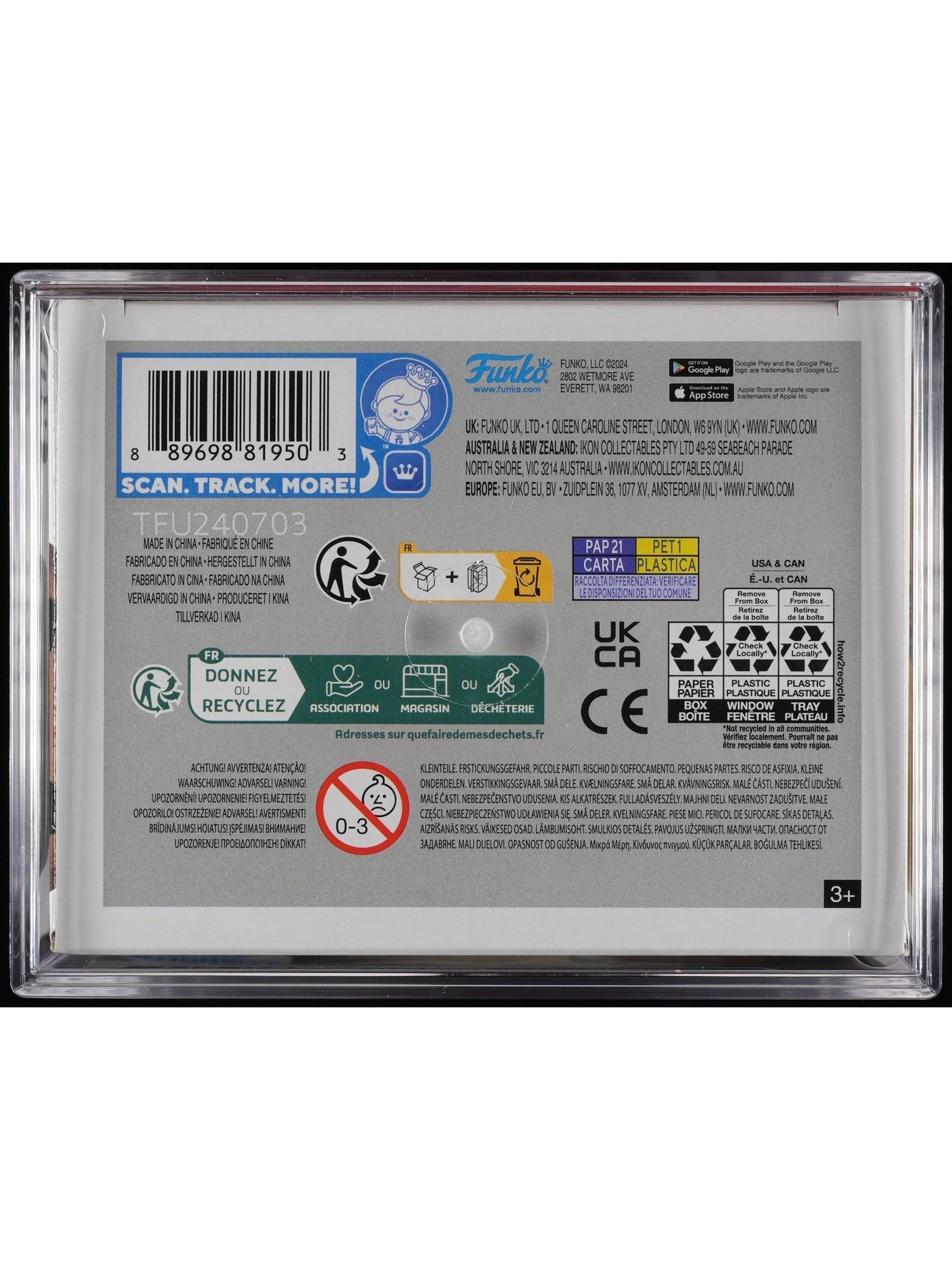 Funko Pop! Muhammad Ali: Muhammad Ali PSA Graded Vinyl Figure #80 Cert #02004476