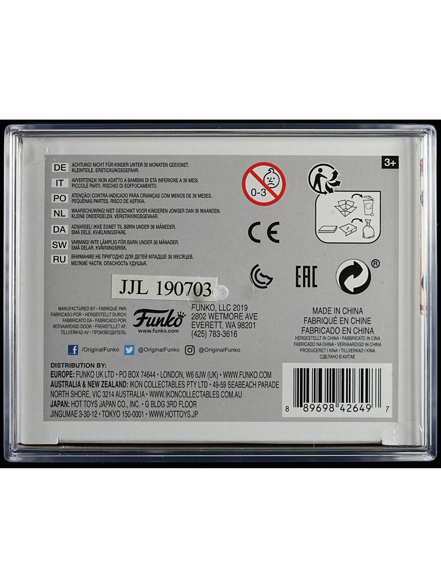 Funko Pop! Cast Away: Chuck Noland PSA Graded Vinyl Figure #792