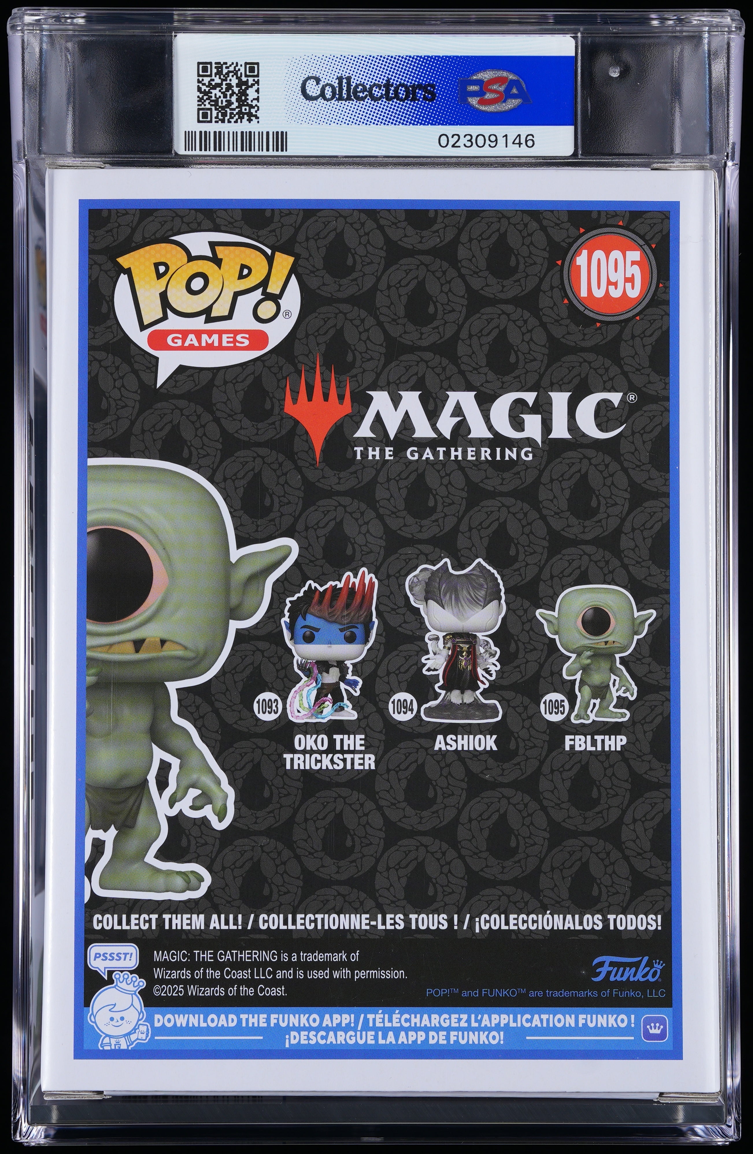 Funko Pop! PSA Graded Magic The Gathering: Fblthp PSA Graded 10 GEM MINT Vinyl Figure #1095 Cert #02309146