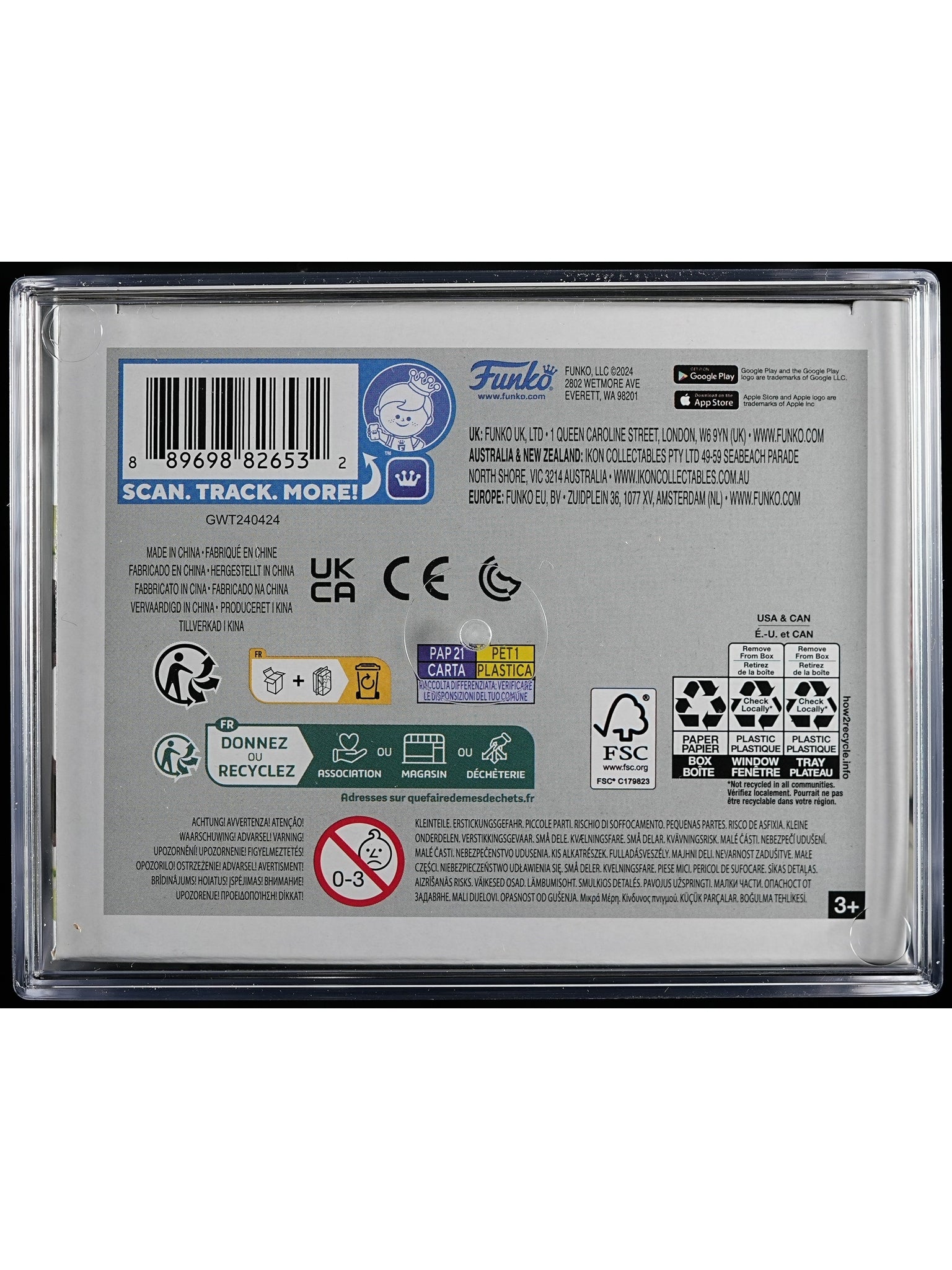 Funko Pop! Beetlejuice: Beetlejuice PSA Graded Vinyl Figure #1689 Cert #01003358