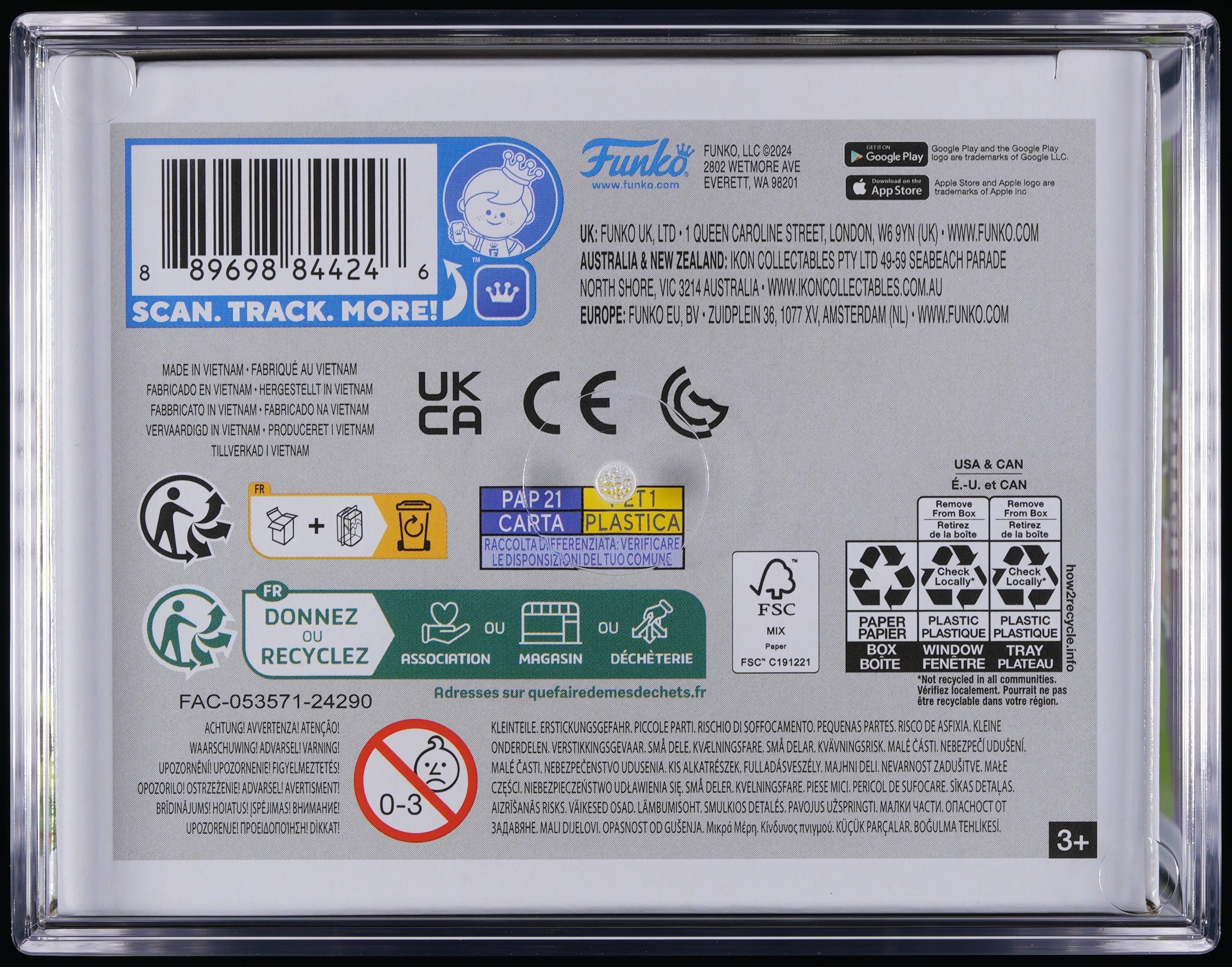 Funko Pop! PSA Graded Lilo & Stitch: Stitch PSA Graded 10 GEM MINT Vinyl Figure #1538 Cert #02109726