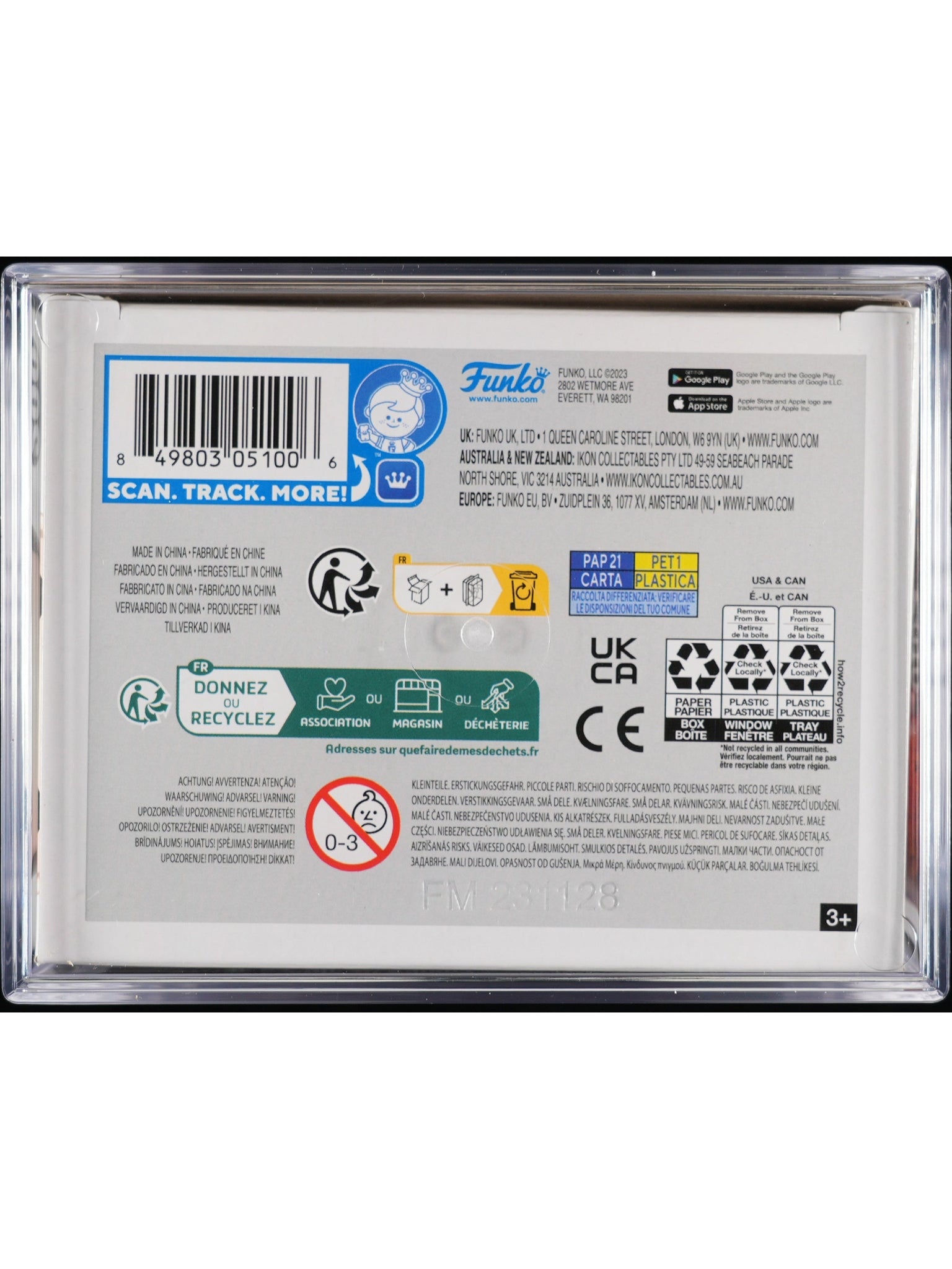 Funko Pop! Supernatural: Crowley PSA Graded Vinyl Figure #200 Cert #01002579