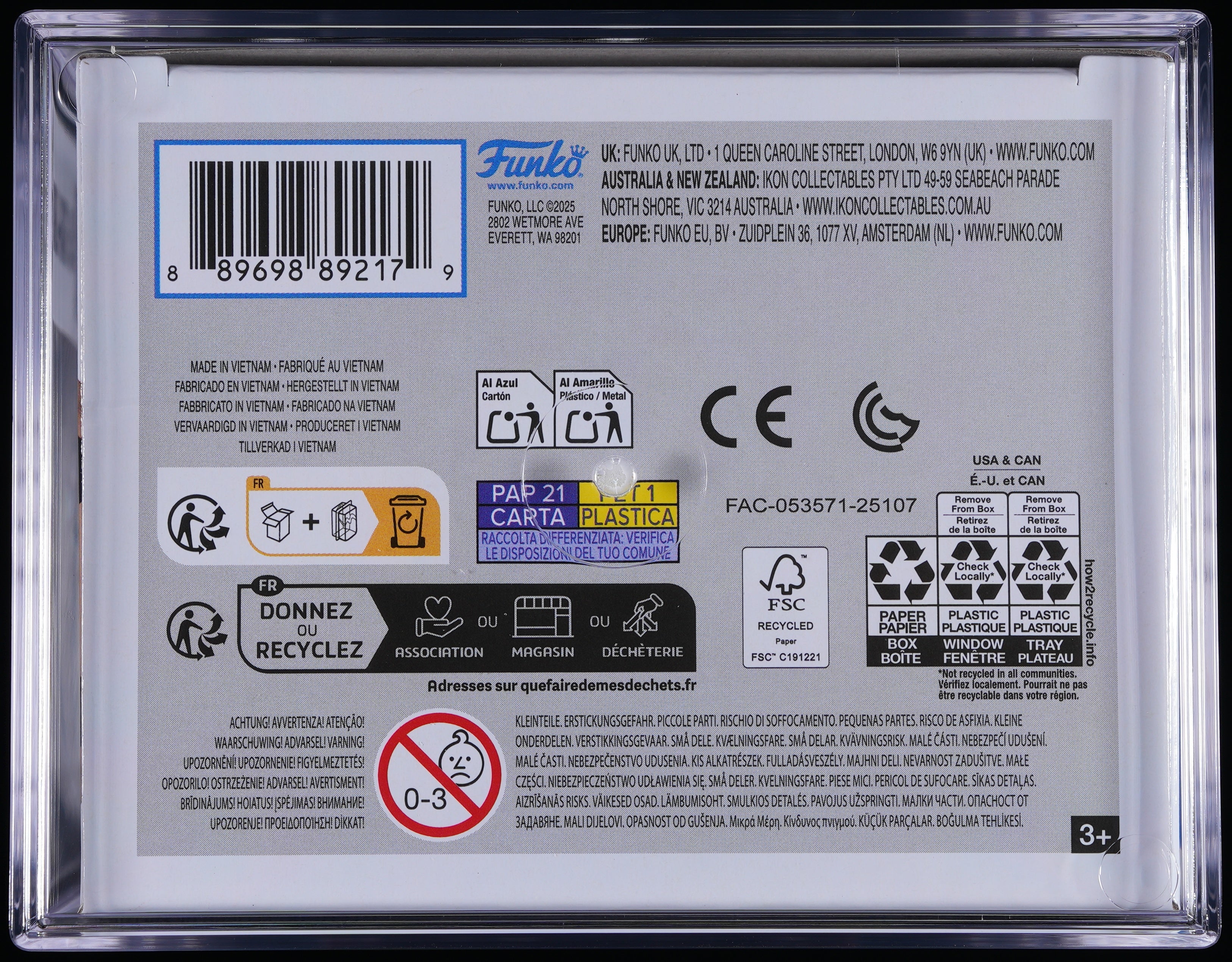 Funko Pop! PSA Graded Marvel: Freddy as Star-Lord (2025 Fundays) PSA Graded 8.5 NM-MT+ Vinyl Figure #SE Cert #02308499
