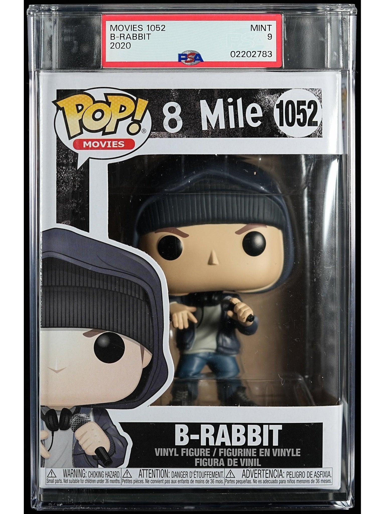 Funko Pop! 8 Mile: B-Rabbit PSA Graded Vinyl Figure #1052