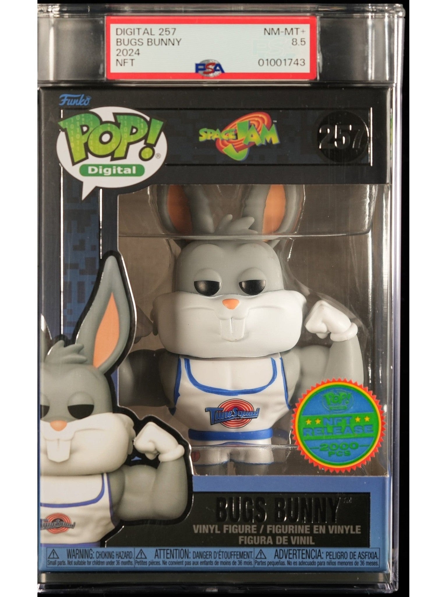 Funko Pop! Space Jam: Bugs Bunny (PSA Graded) Vinyl Figure #257