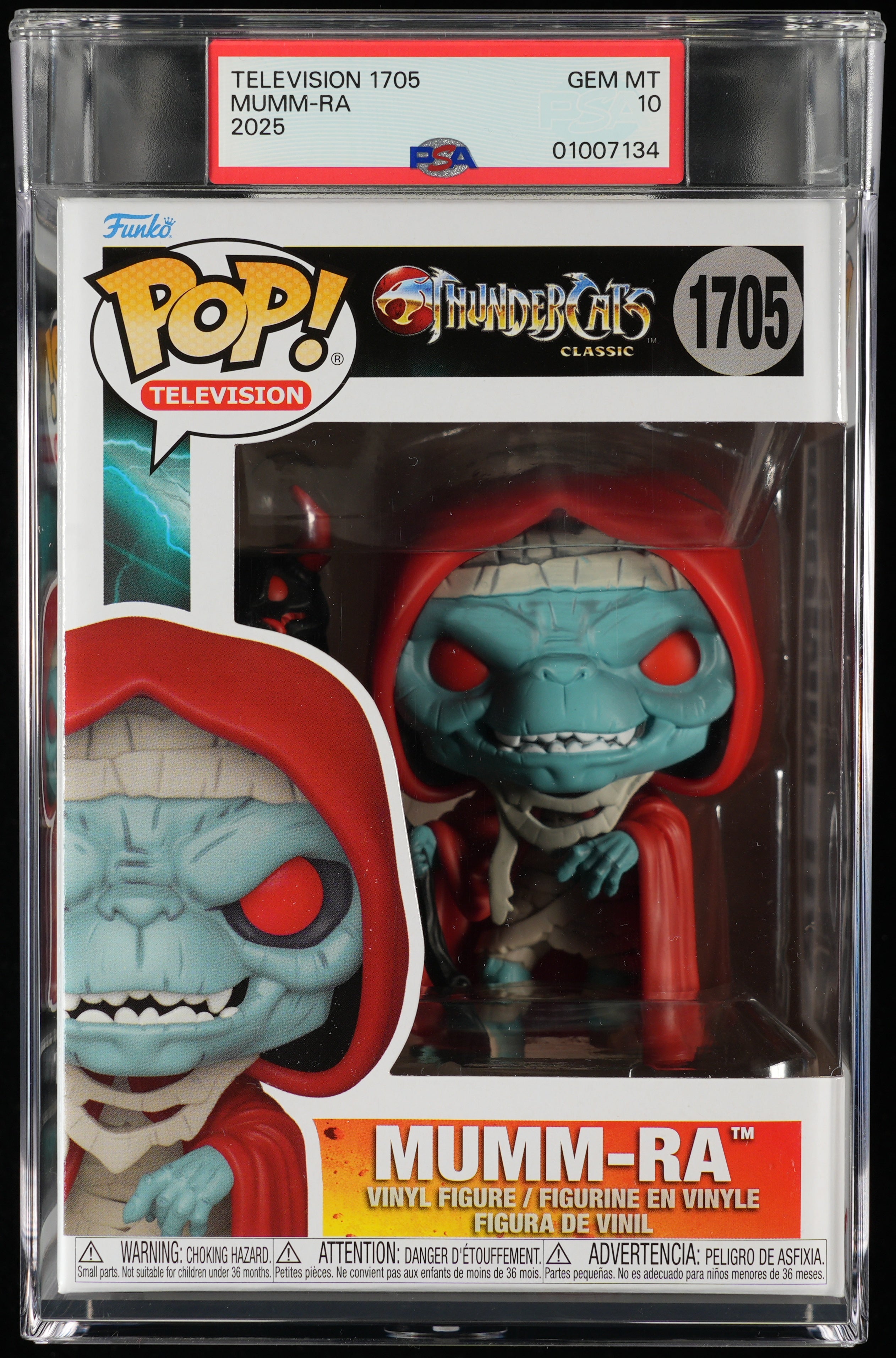 Funko Pop! Thundercats: Mumm-Ra PSA Graded Vinyl Figure #1705 Cert #01007134