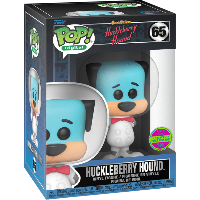 Funko Pop! Digital Hanna Barbera: Huckleberry Hound #65 Physical Redemption Vinyl Figure