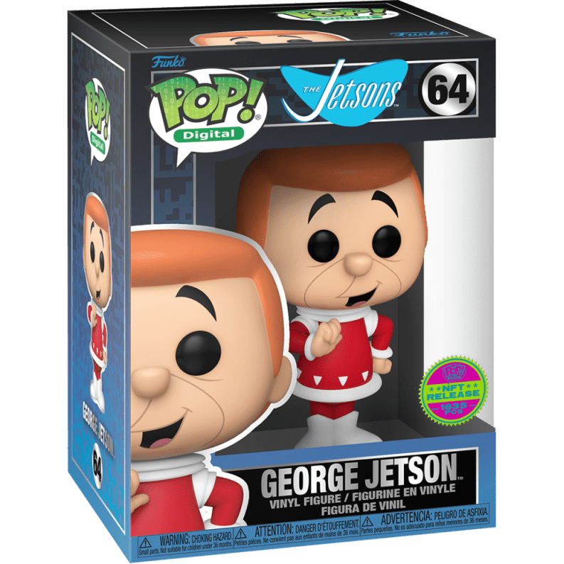 Funko Pop! Digital The Jetsons: George Jetson #64 Physical Redemption Vinyl Figure
