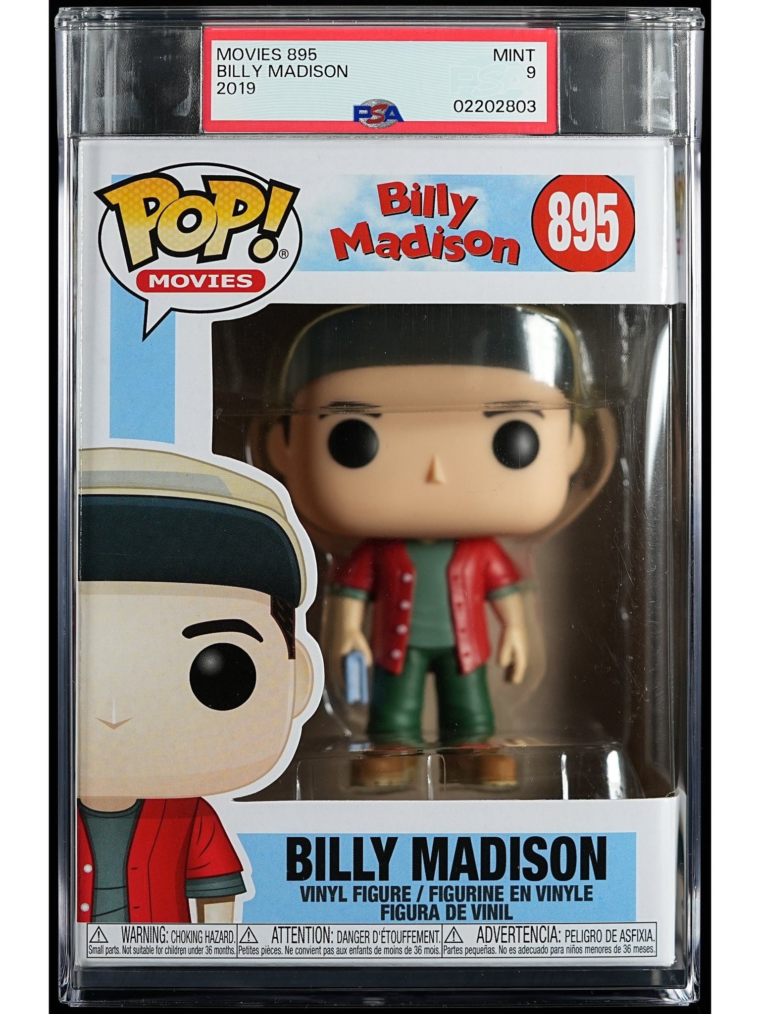 Funko Pop! Billy Madison: Billy Madison PSA Graded Vinyl Figure #895