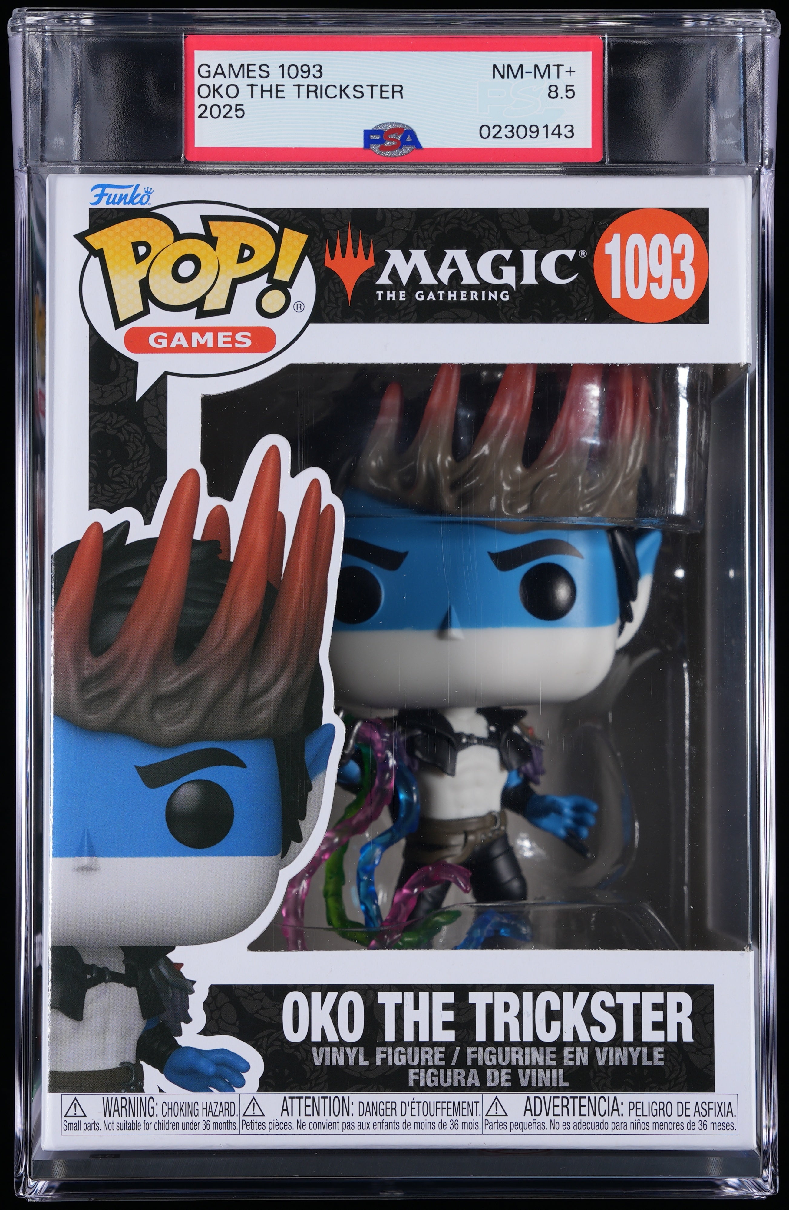 Funko Pop! PSA Graded Magic The Gathering: Oko The Trickster PSA Graded 8.5 NM-MT+ Vinyl Figure #1093 Cert #02309143
