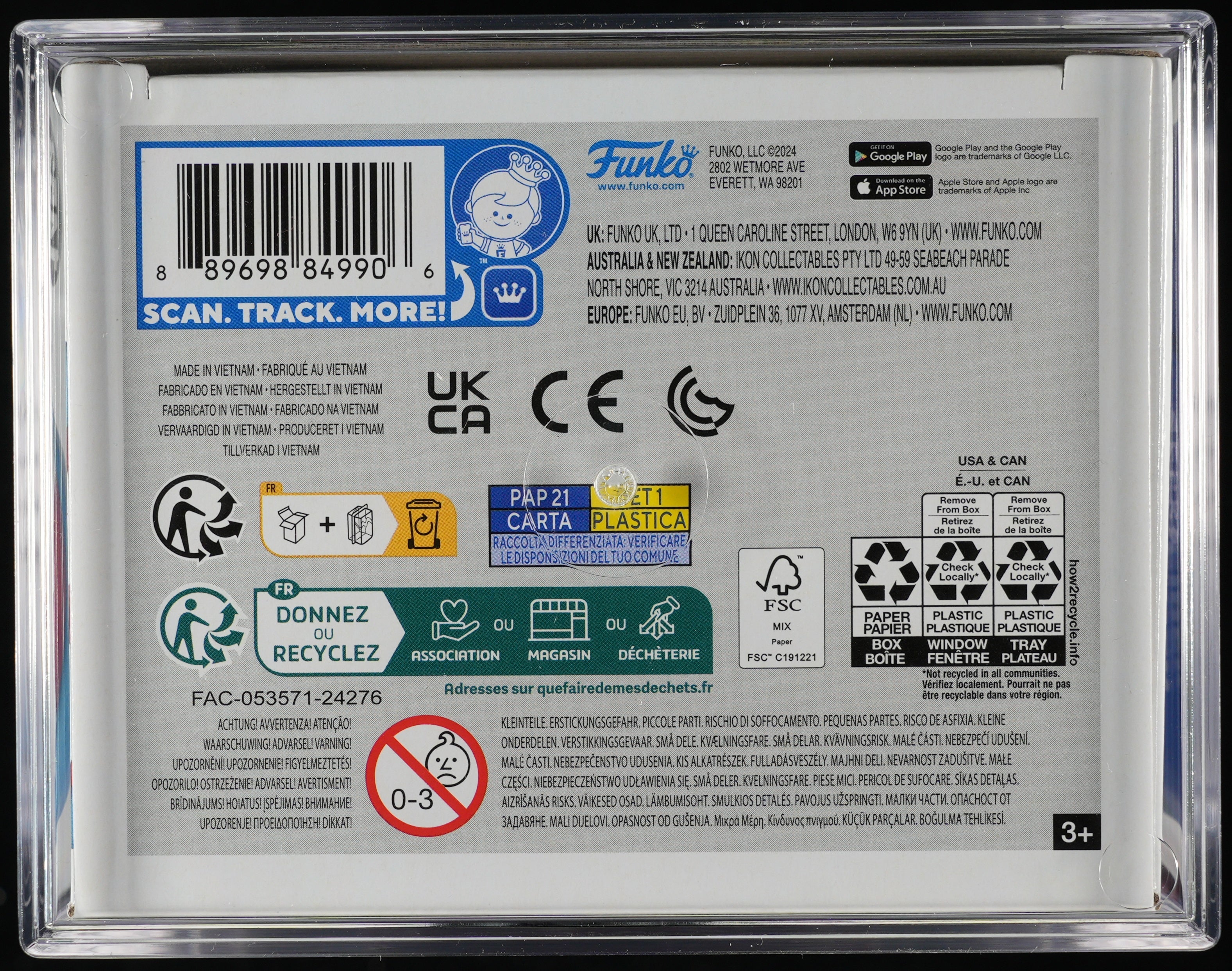 Funko Pop! Marvel: Scarlet Spider (Funko Shop) PSA Graded Vinyl Figure #1453 Cert #01007191