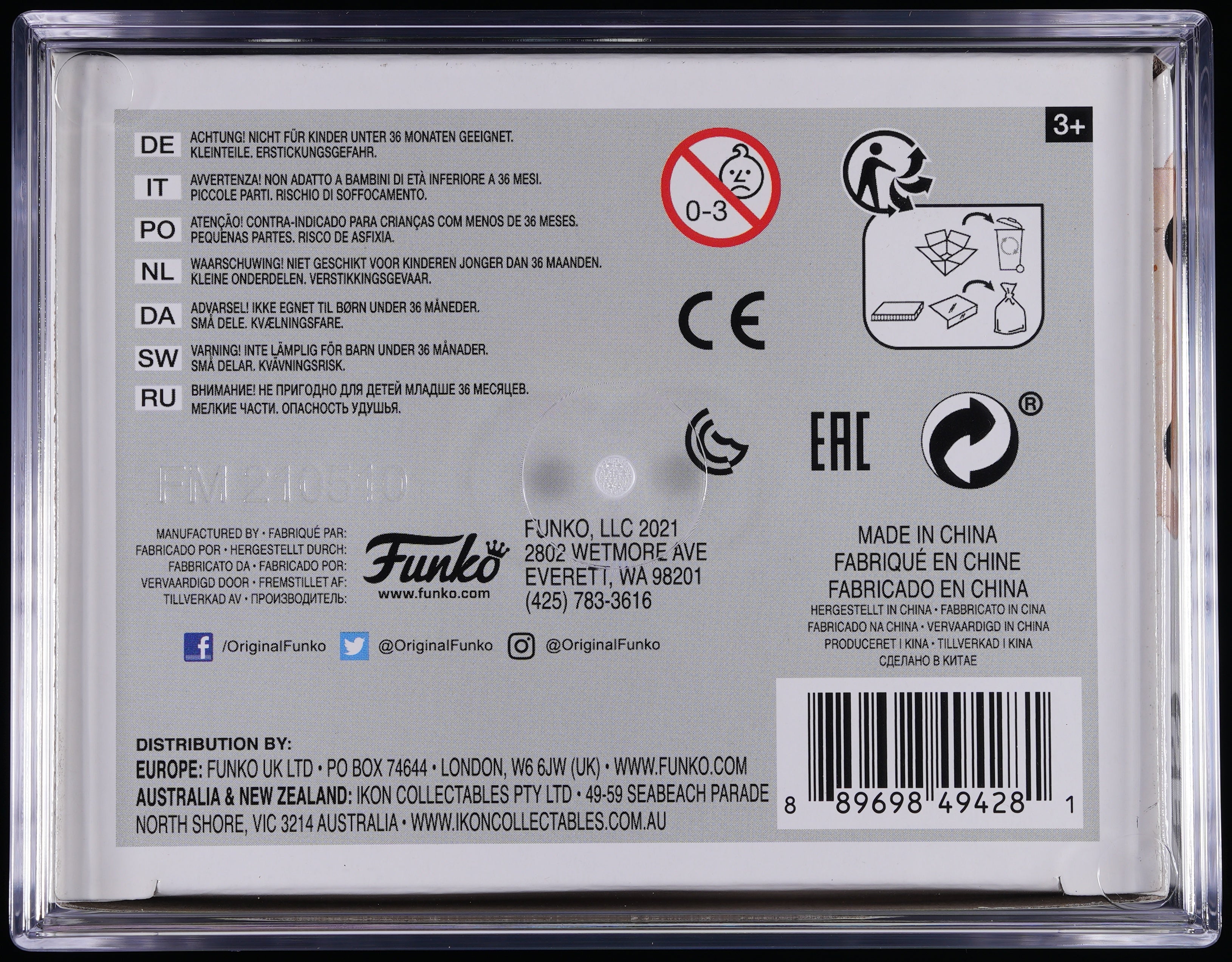 Funko Pop! PSA Graded Freddy Funko: Freddy as Jollibee (2021 Funko Fundays) PSA Graded 8.5 NM-MT+ Vinyl Figure #SE Cert #01008926