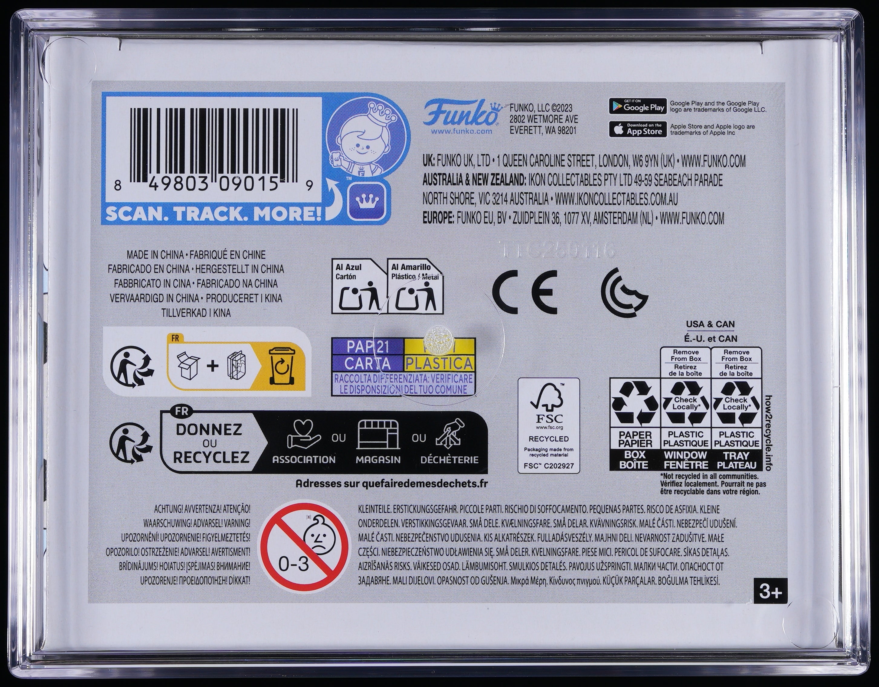 Funko Pop! PSA Graded Rick & Morty: Rick PSA Graded 10 GEM MINT Vinyl Figure #112 Cert #02208297