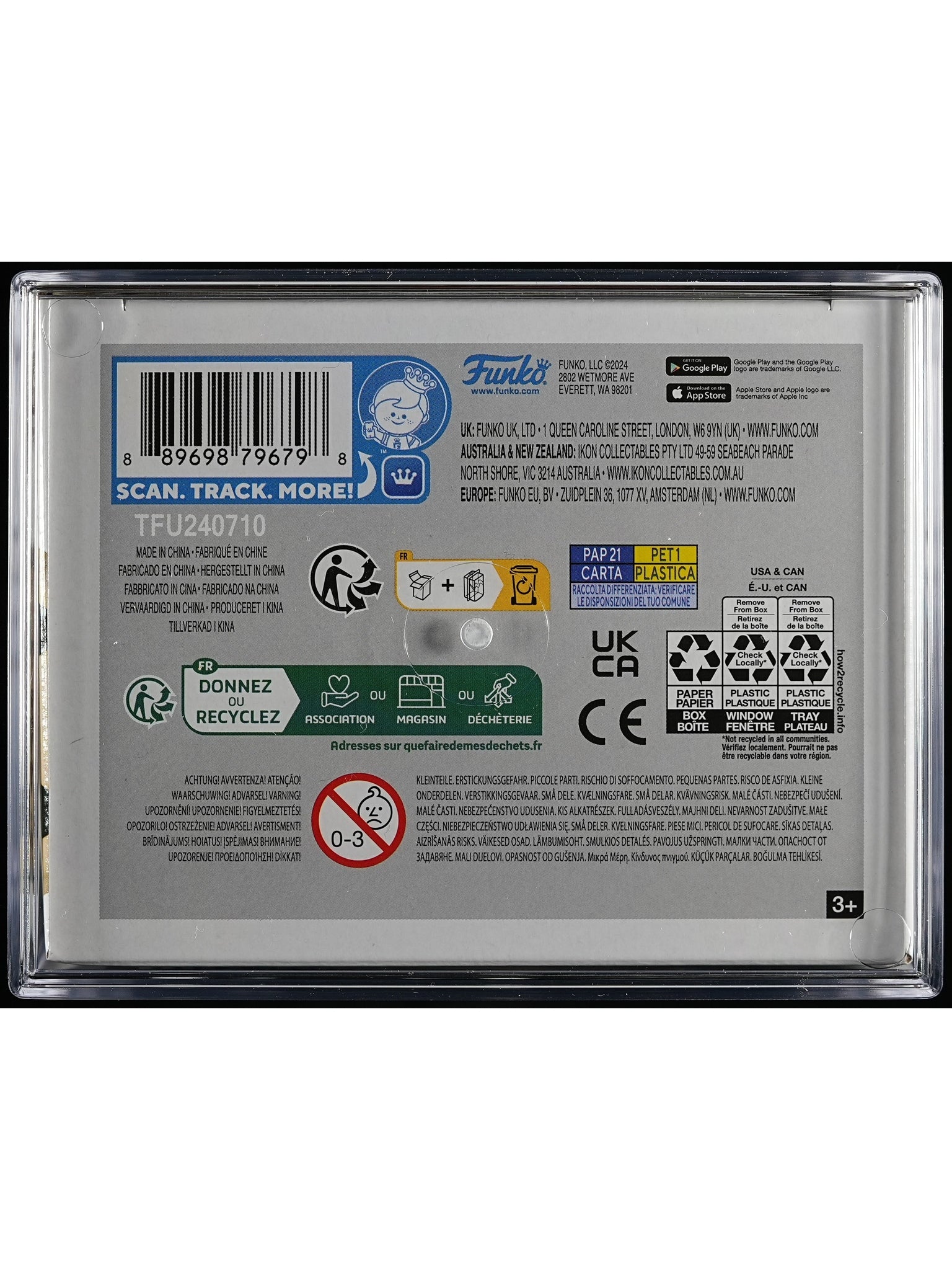 Funko Pop! NBA Utah Jazz: John Stockton PSA Graded Vinyl Figure #194 Cert #02203259