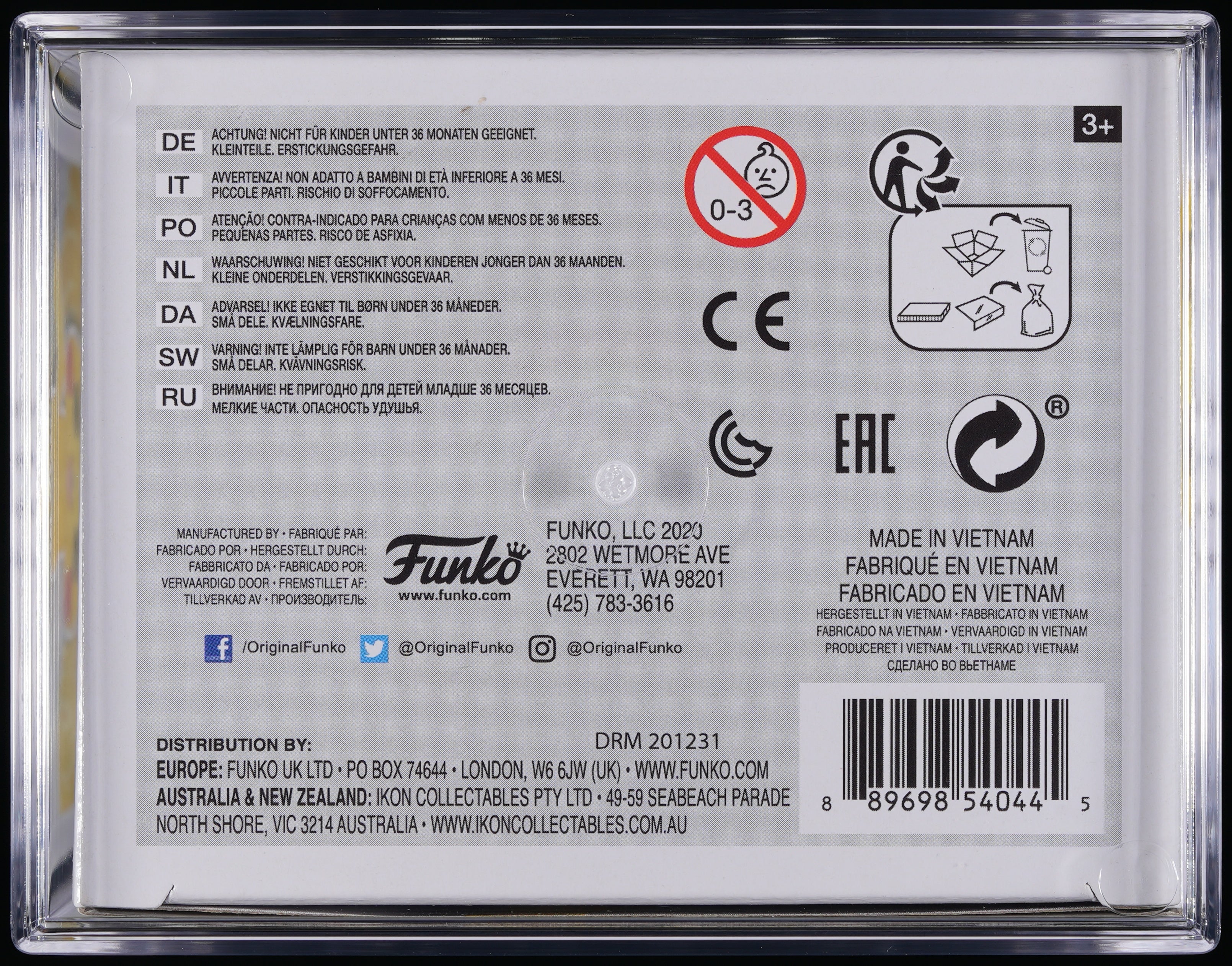 Funko Pop! PSA Graded Pokemon: Pikachu PSA Graded 9 MINT Vinyl Figure #353 Cert #02109742