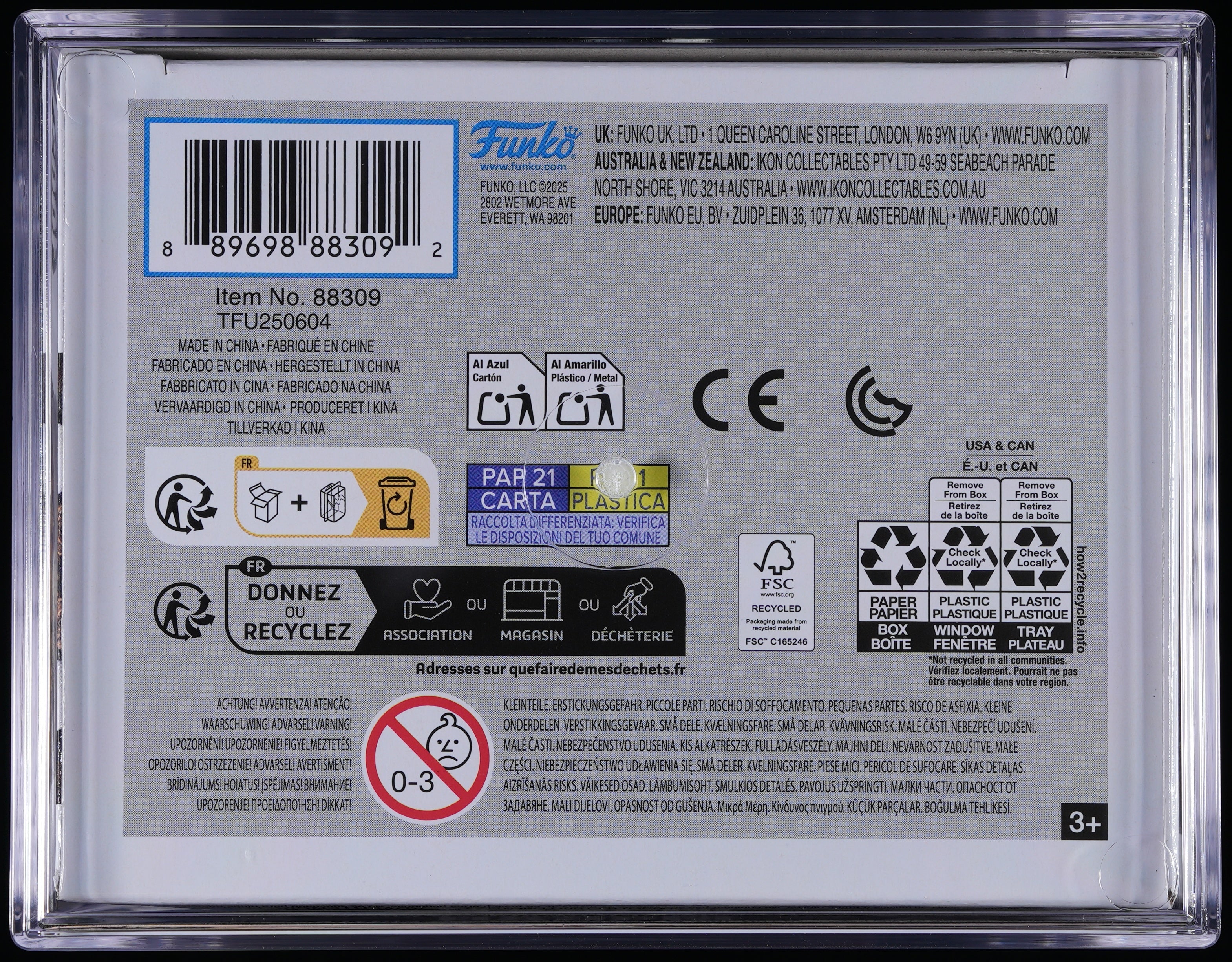 Funko Pop! PSA Graded M3GAN: M3gan (Metallic Special Edition) PSA Graded 10 GEM MINT Vinyl Figure #1903 Cert #02210557