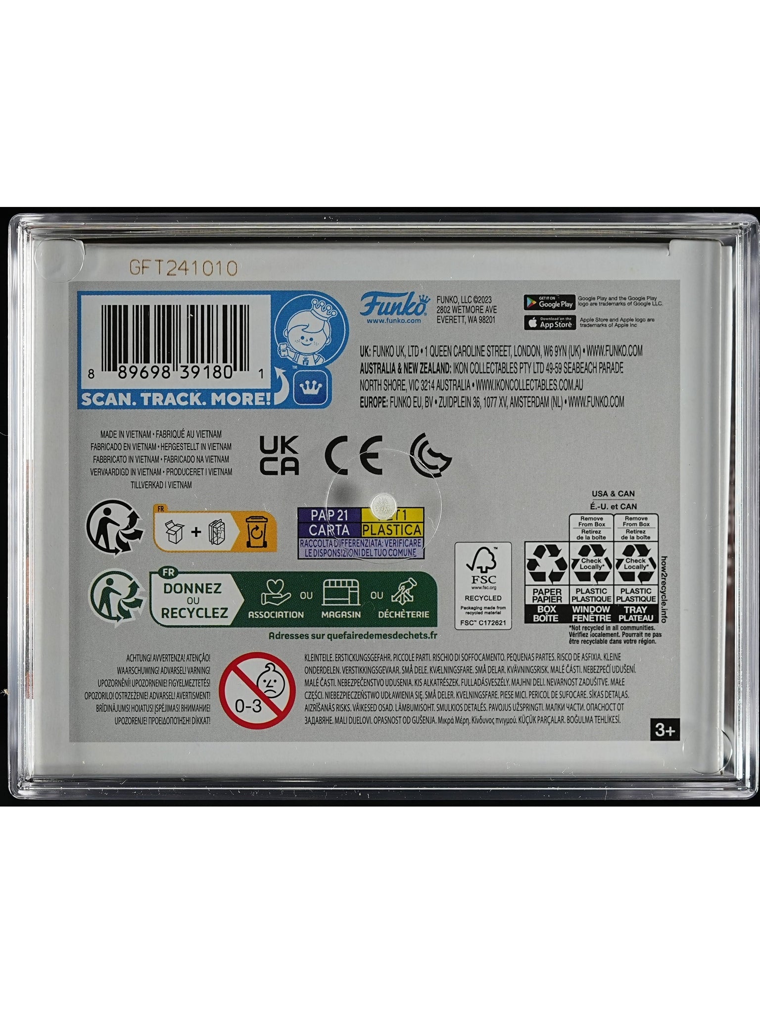 Funko Pop! The Addams Family: Cousin Itt PSA Graded Vinyl Figure #814 Cert #02004719