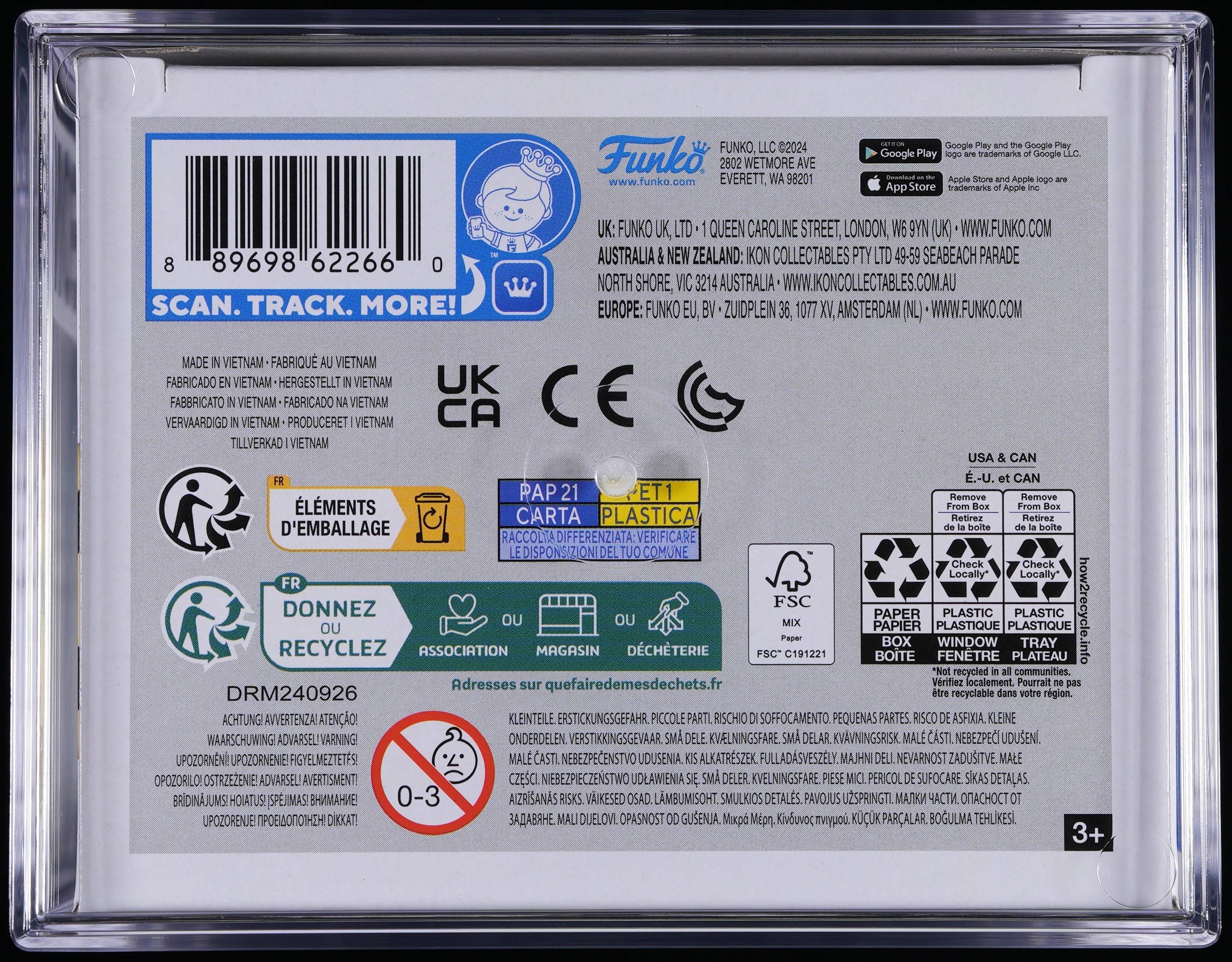 Funko Pop! PSA Graded Pokemon: Leafeon PSA Graded 8.5 NM-MT+ Vinyl Figure #866 Cert #02009541