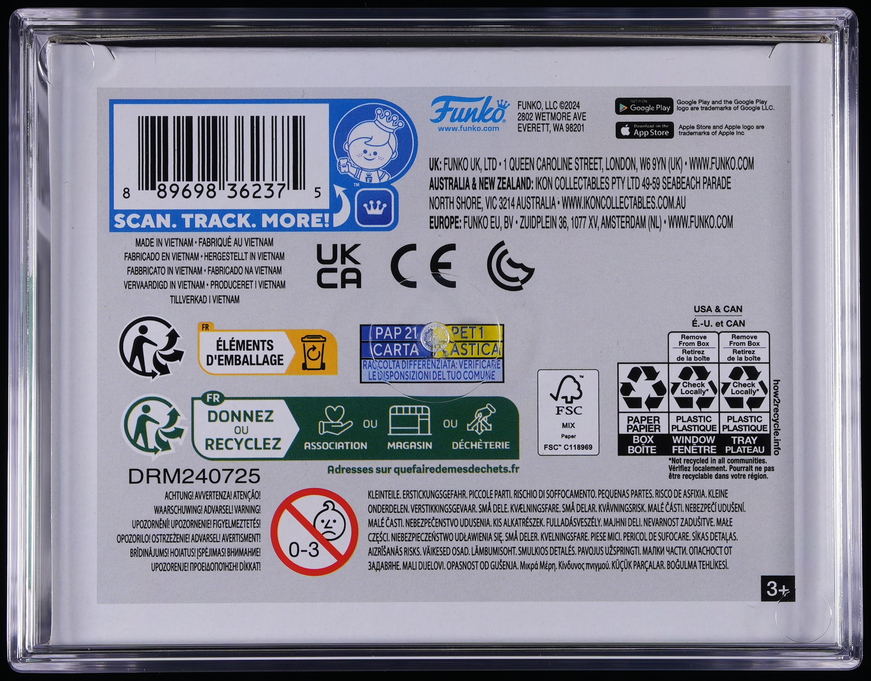 Funko Pop! PSA Graded Pokemon: Bulbasaur PSA Graded 8.5 NM-MT+ Vinyl Figure #453 Cert #02111803