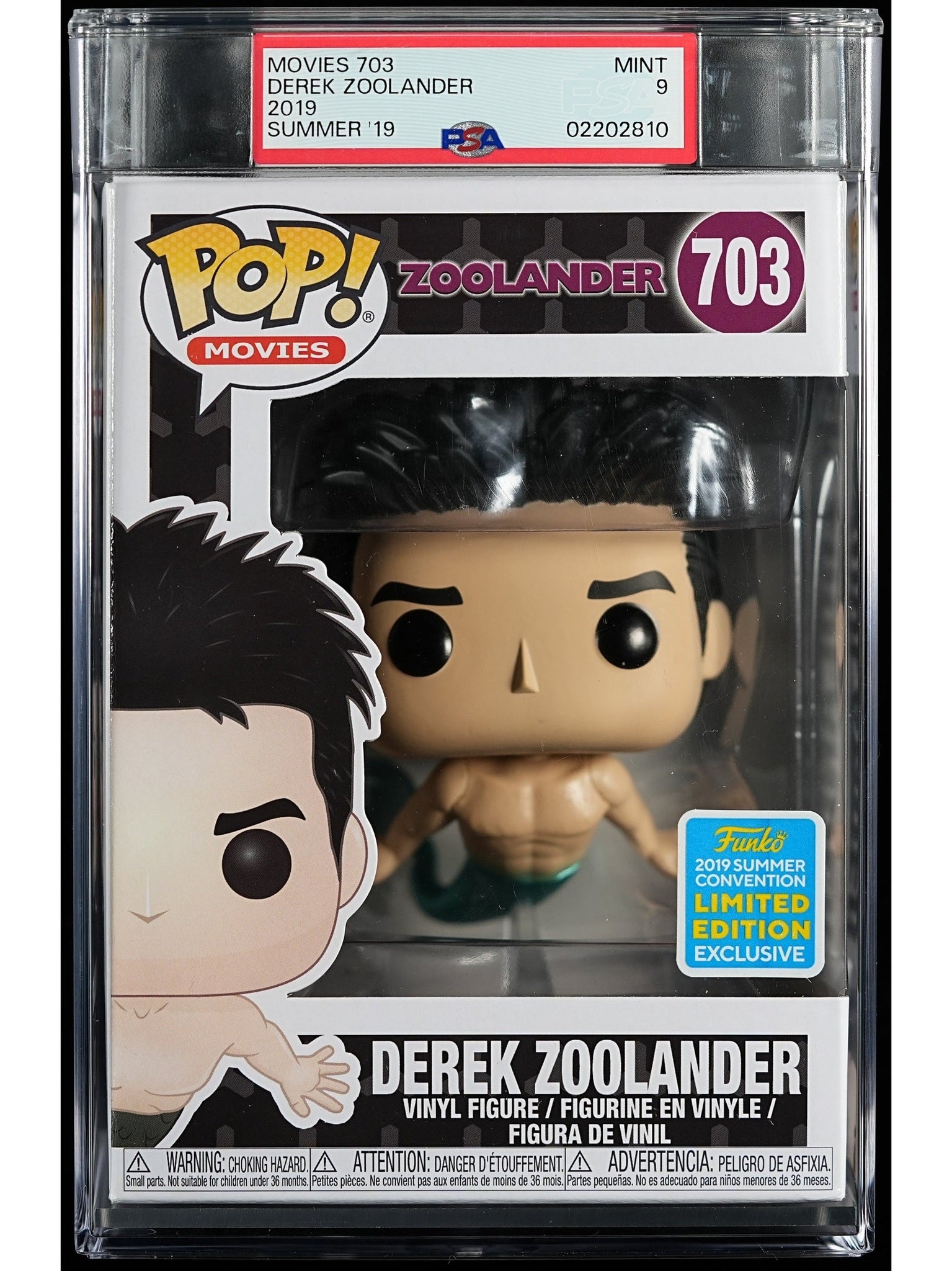 Funko Pop! Zoolander: Derek Zoolander PSA Graded Vinyl Figure #703