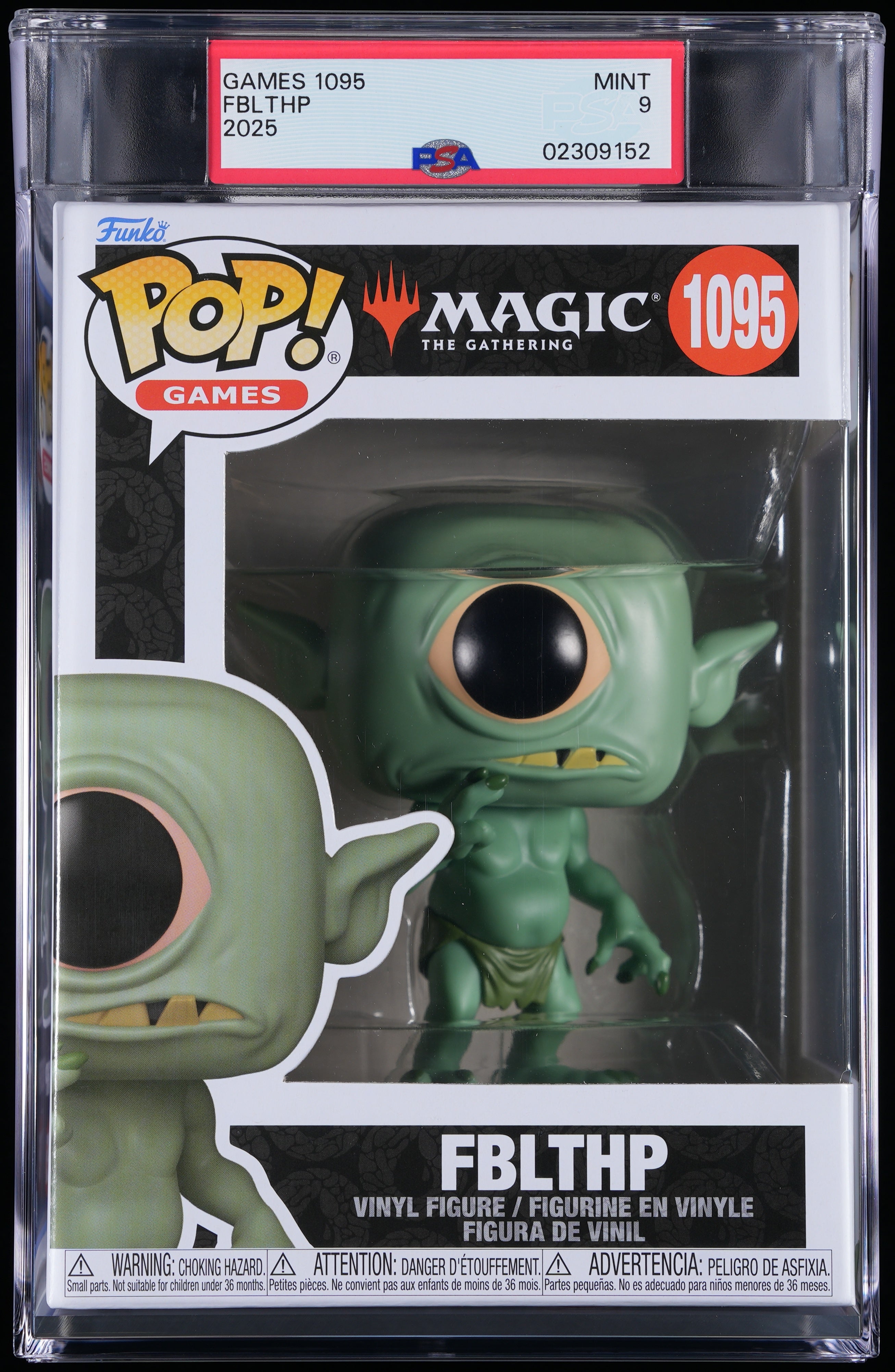 Funko Pop! PSA Graded Magic The Gathering: Fblthp PSA Graded 9 MINT Vinyl Figure #1095 Cert #02309152