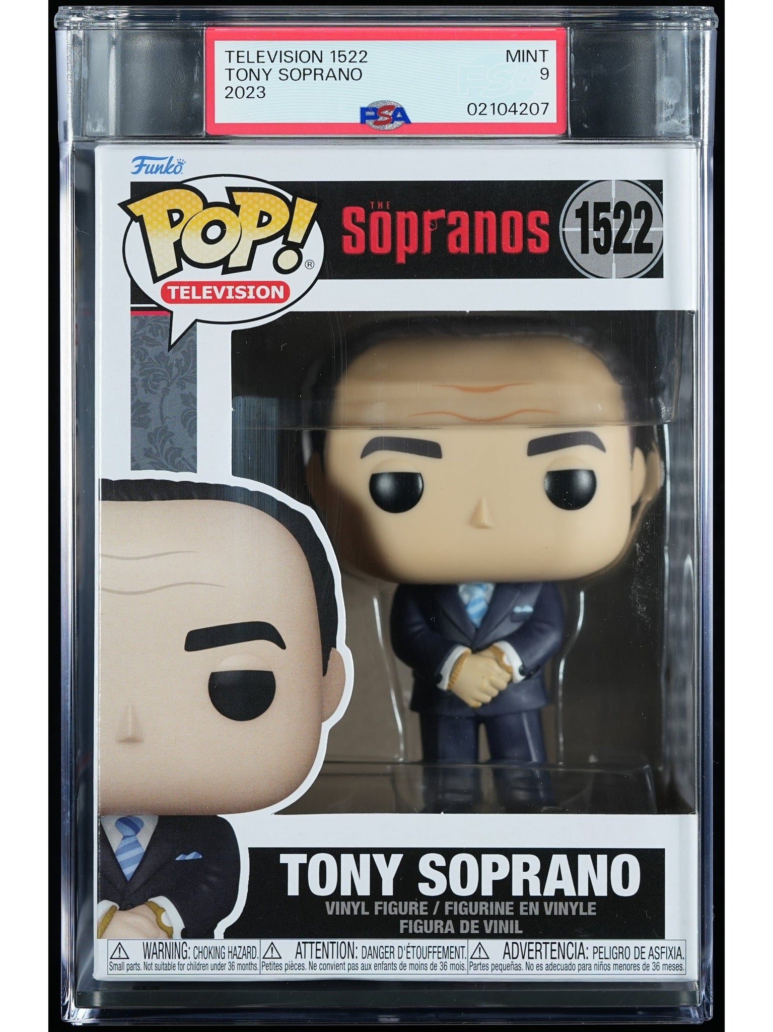 Funko Pop! The Sopranos: Tony Soprano PSA Graded Vinyl Figure #1522
