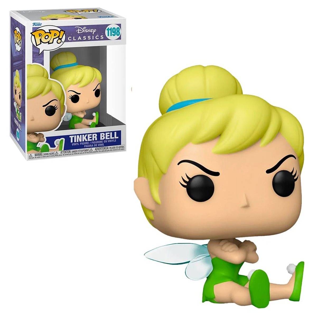 Peter Pan Grumpy Tinkerbell Pop Exclusive Vinyl Figure #1198