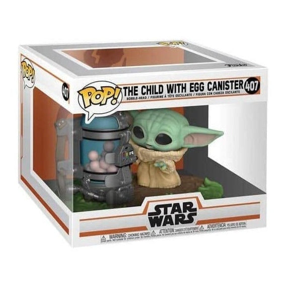 Funko Pop! Star Wars The Mandalorian: The Child with Egg Canister #407 Vinyl Figure