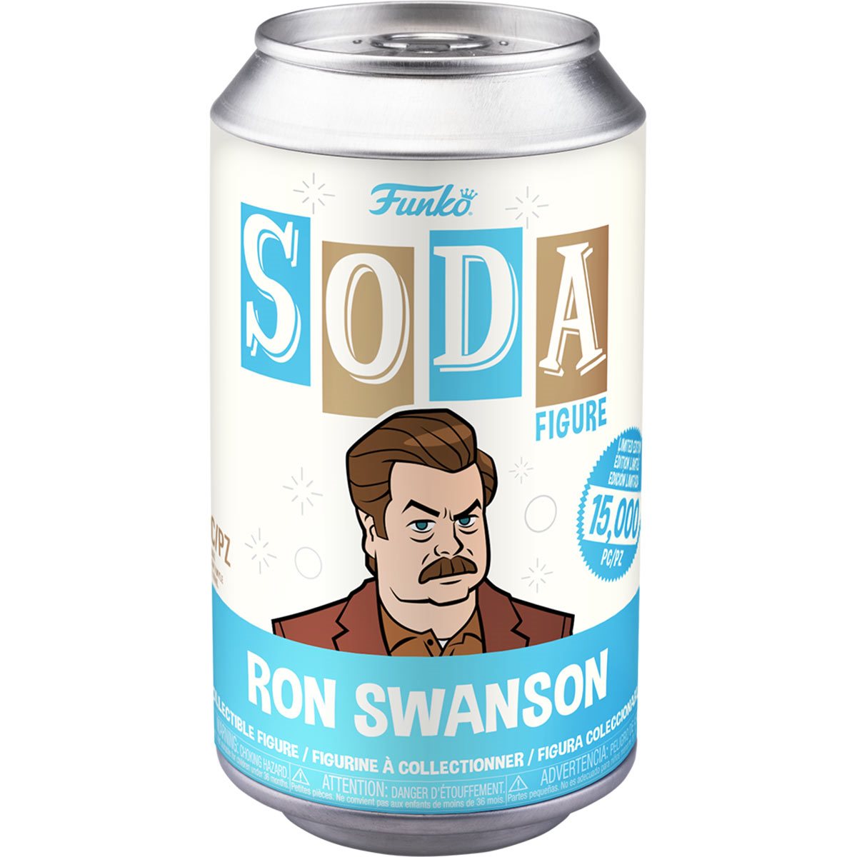 Parks and Recreation Ron Swanson Funko Vinyl Soda Pop Can