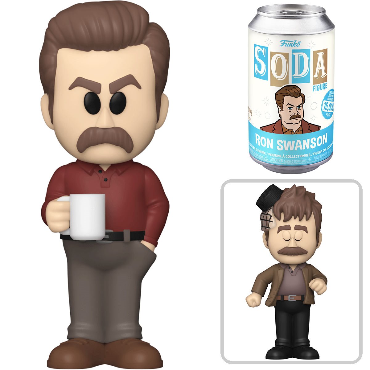 Parks and Recreation Ron Swanson Funko Vinyl Soda Pop