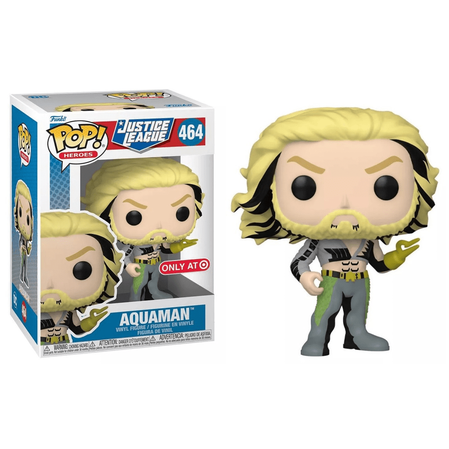 Funko Pop! DC Justice League: Aquaman (Target) VInyl Figure #464