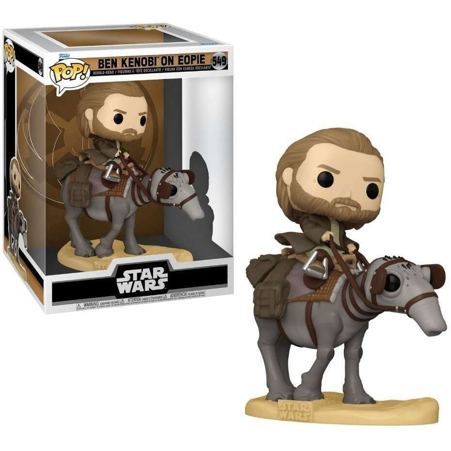 Funko POP! Deluxe Star Wars: Ben Kenobi on Eopie Vinyl Figure #549