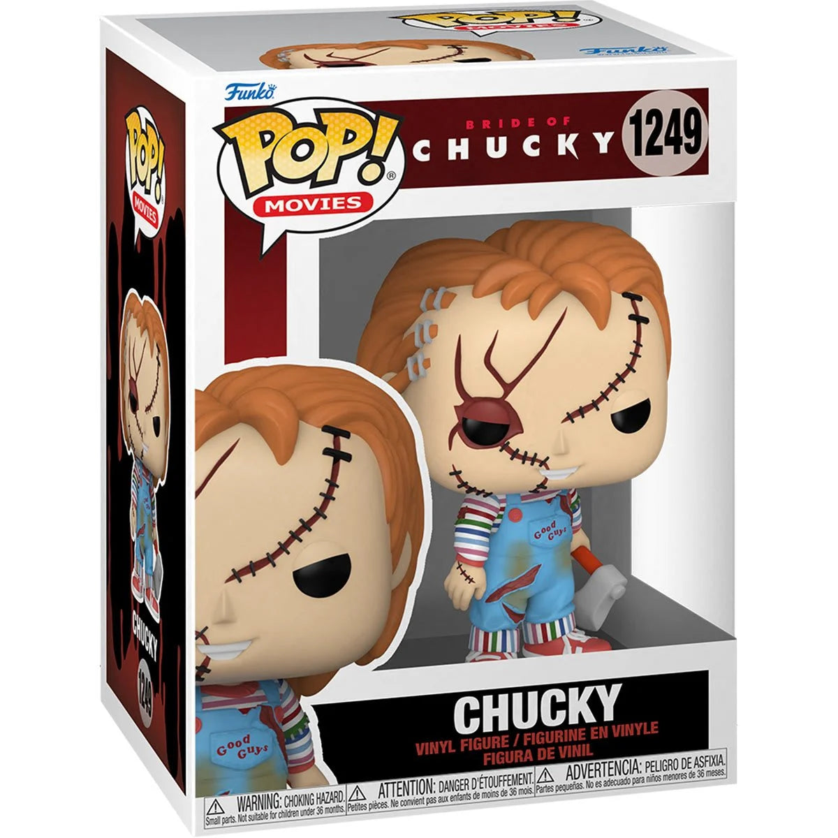 Funko Pop Bride of Chucky: Chucky 1249 Vinyl Figure