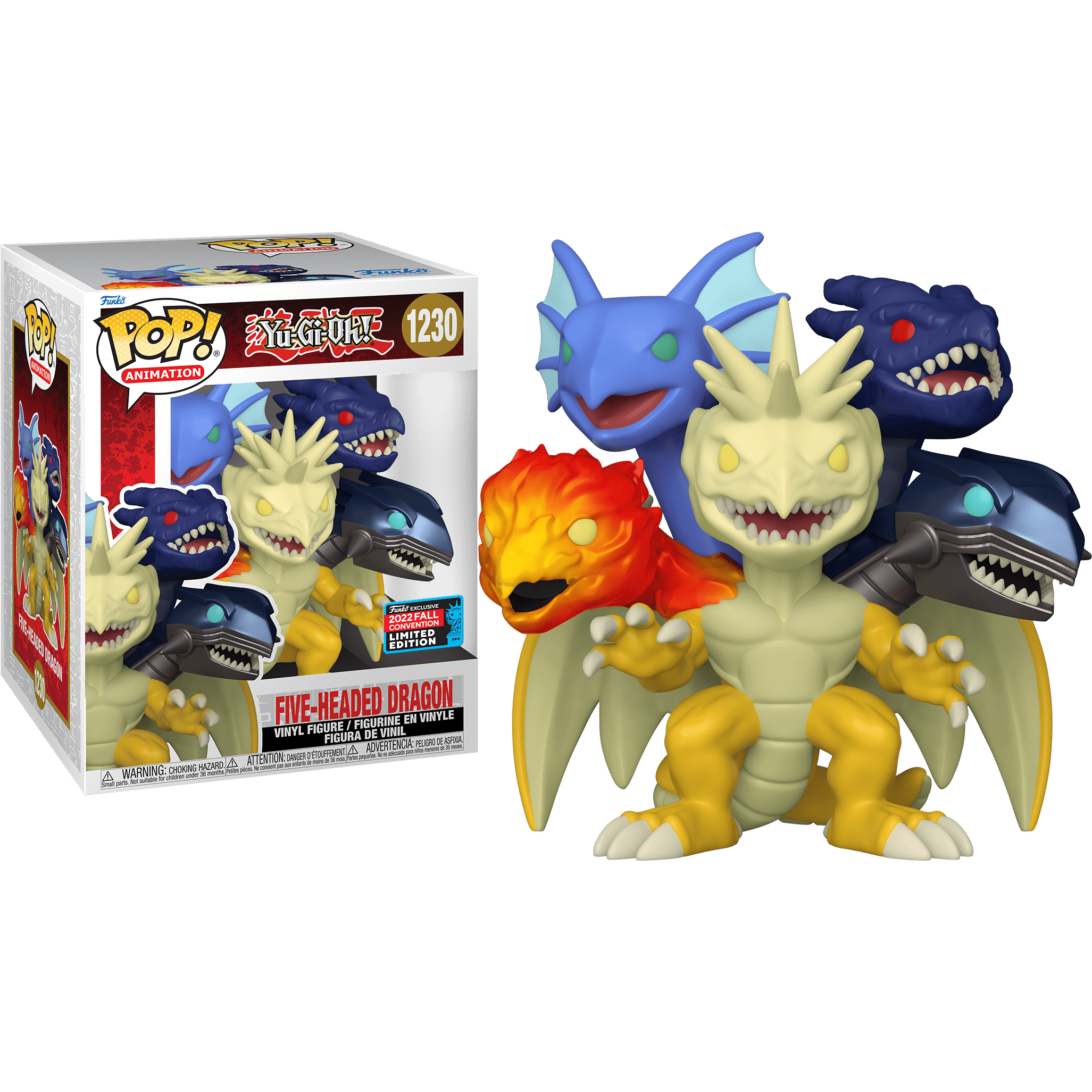 Funko Pop! Deluxe Yu-Gi-Oh!: Five-Headed Dragon VInyl Figure #1230