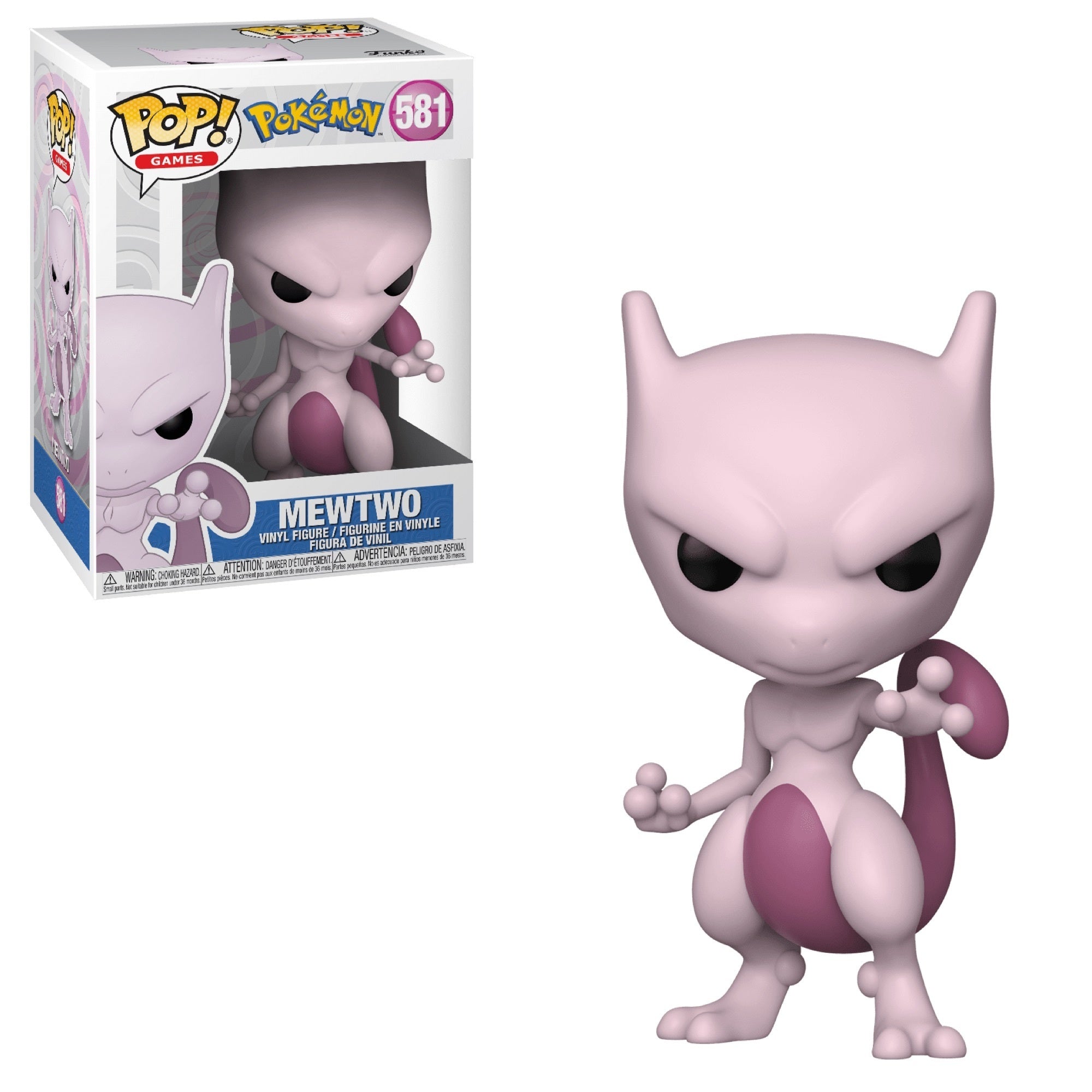 Funko Pop! Pokemon: Mewtwo Vinyl Figure #581
