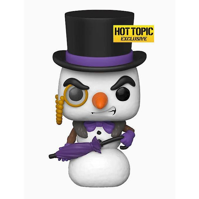 Funko Pop! DC Comics: PENGUIN SNOWMAN #367 Exclusive + Protector - Boxed Vinyl